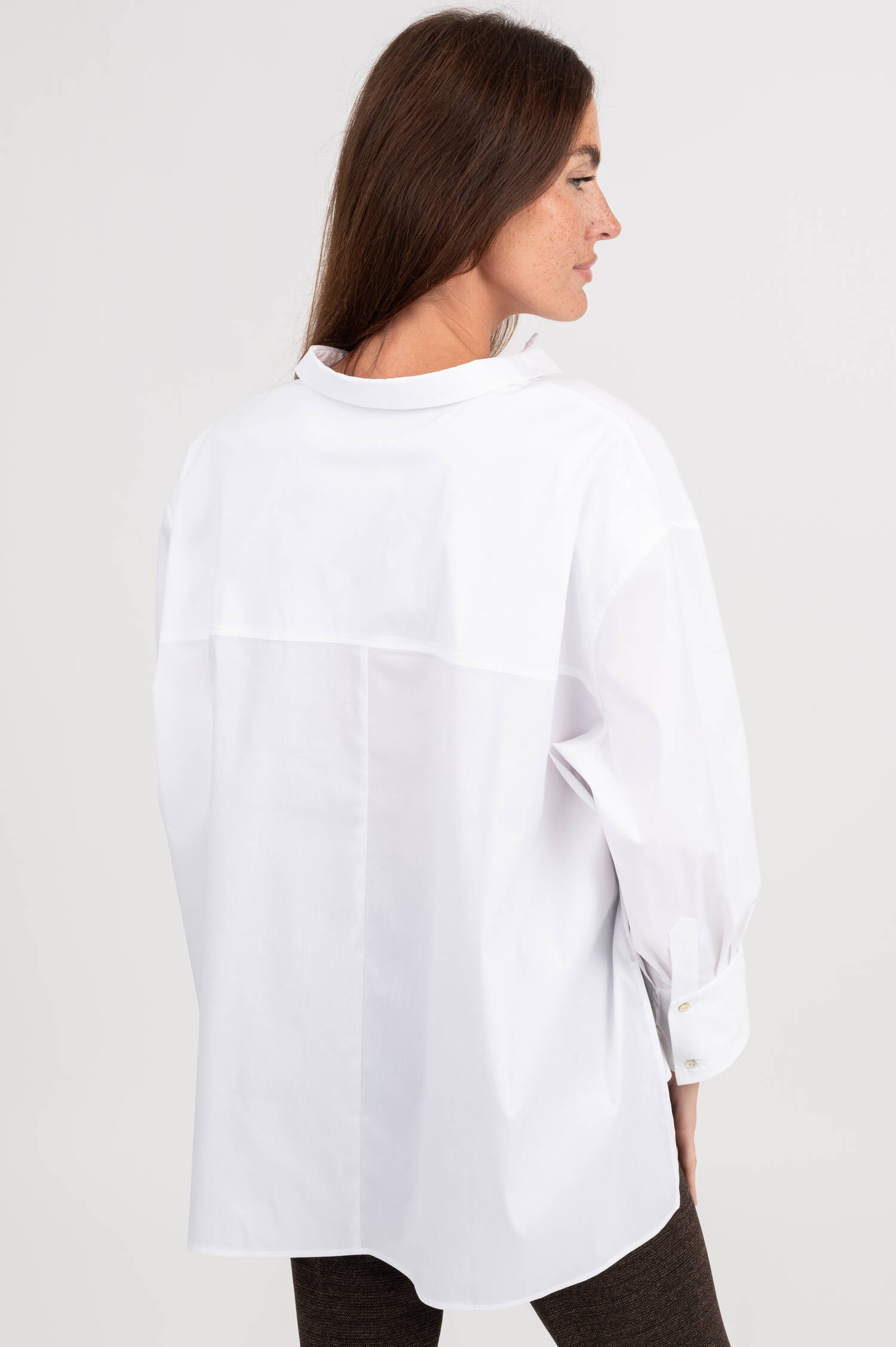 Oversize Bluse in Weiß Oversize Bluse in Weiß