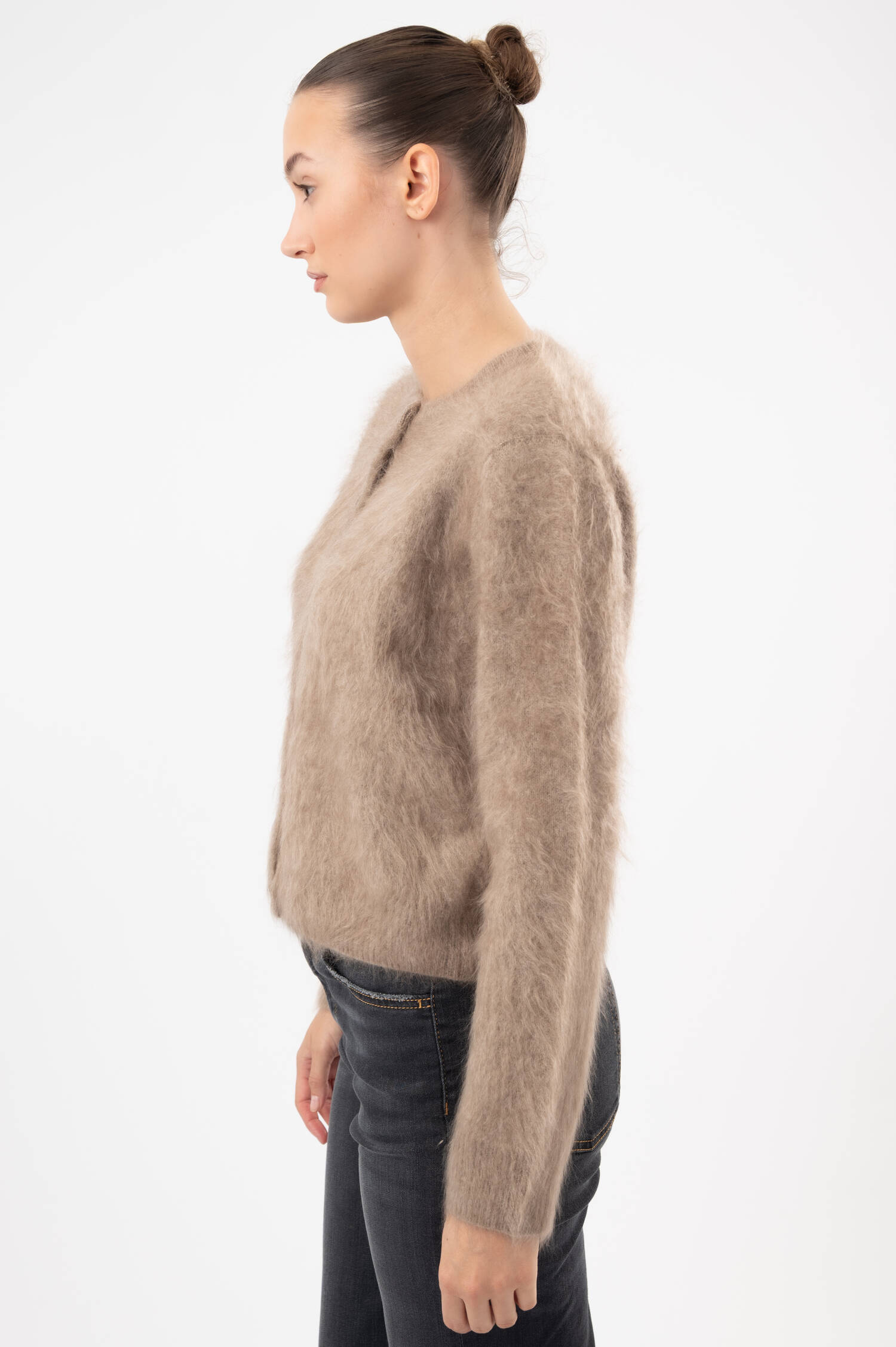 Cashmere-Cardigan in Beige Cashmere-Cardigan in Beige