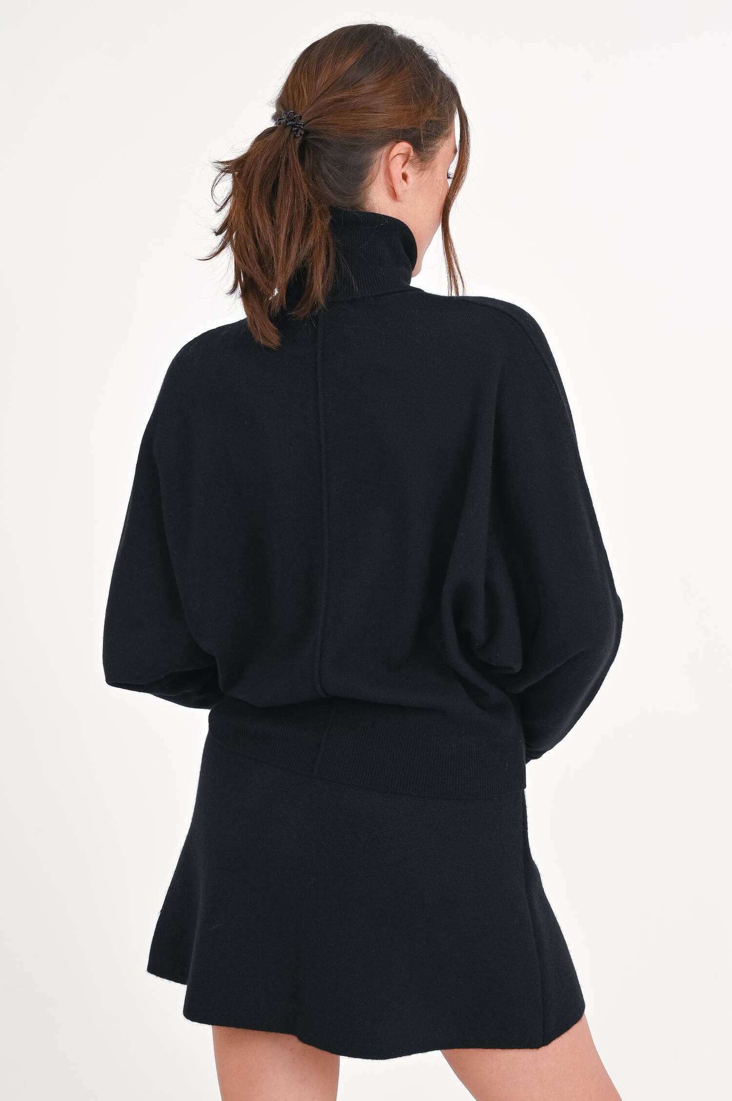 Rollkragenpullover in Schwarz