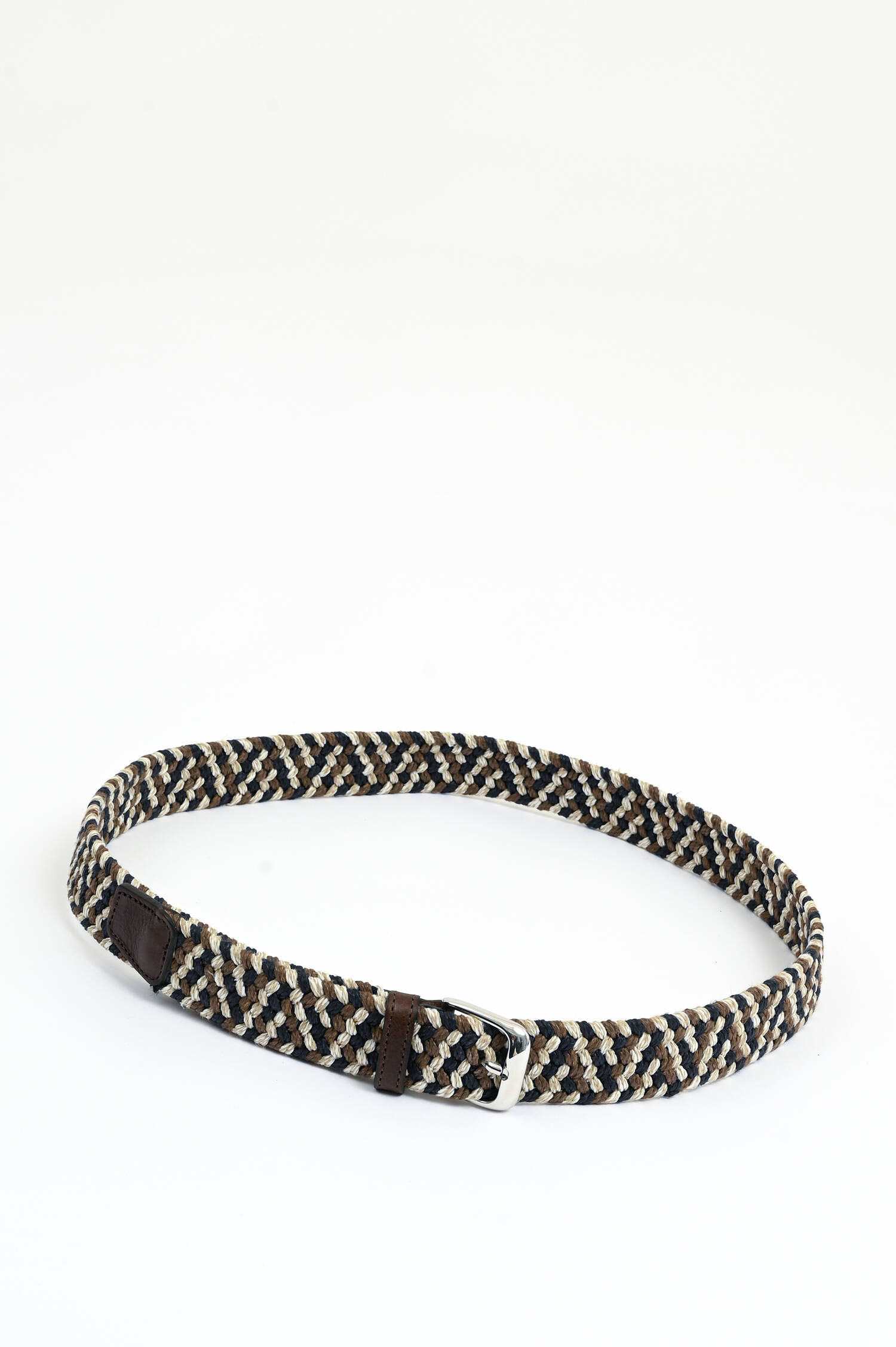 Flechtgürtel in Navy/Beige/Creme Flechtgürtel in Navy/Beige/Creme