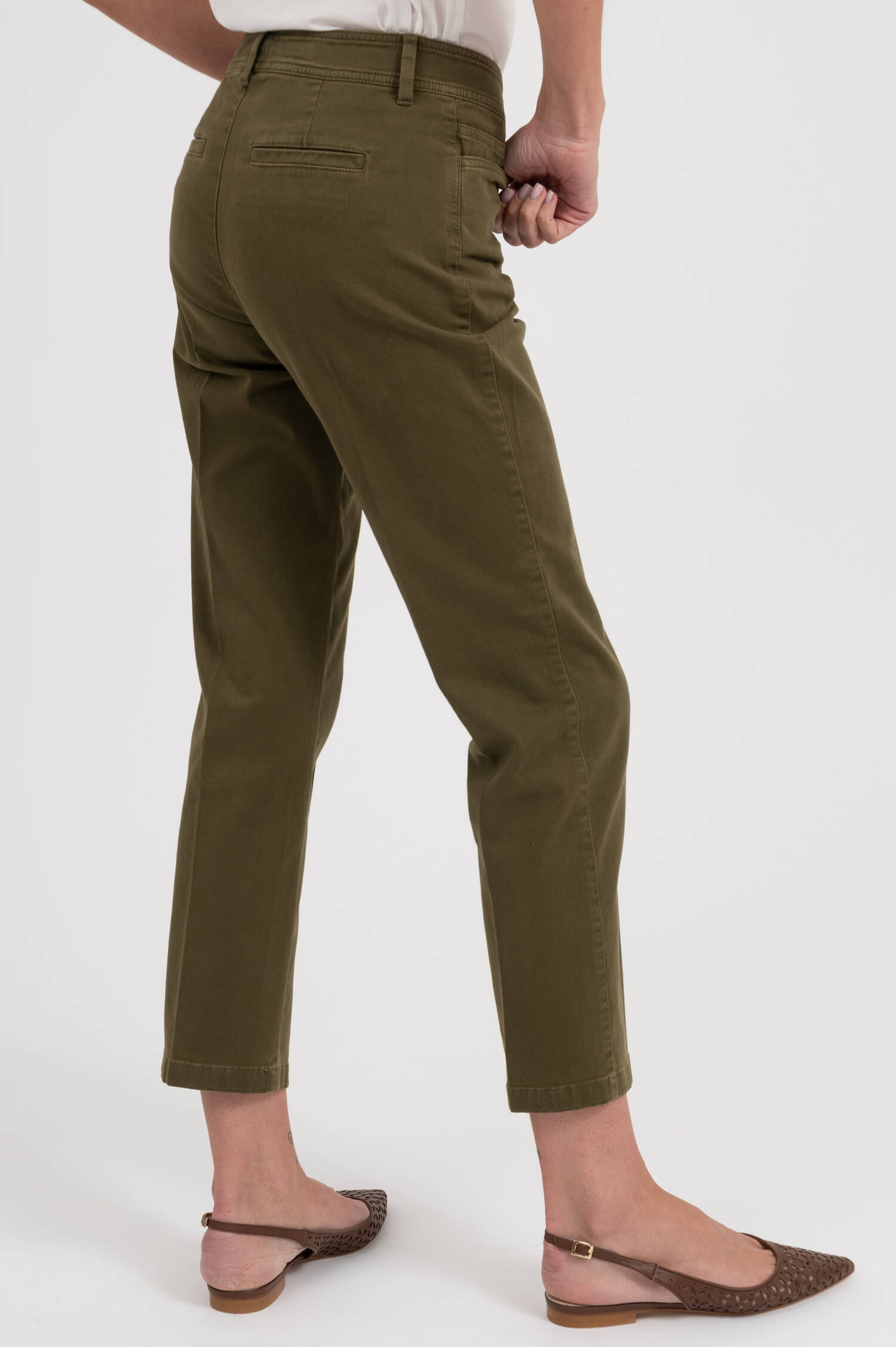 Jeans SYLVA in Deep Olive Jeans SYLVA in Deep Olive