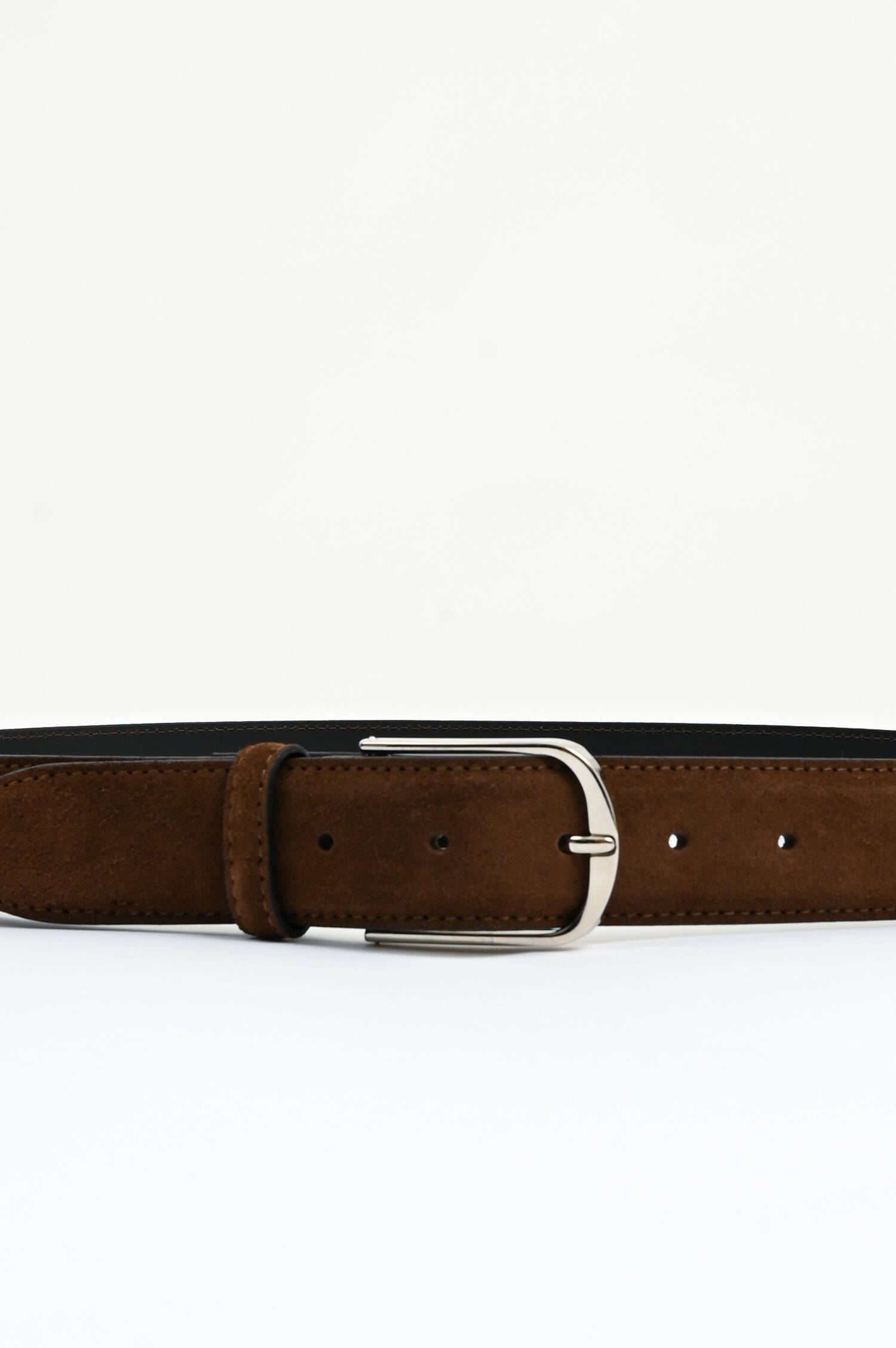 Gürtel aus Veloursleder in Braun Gürtel aus Veloursleder in Braun