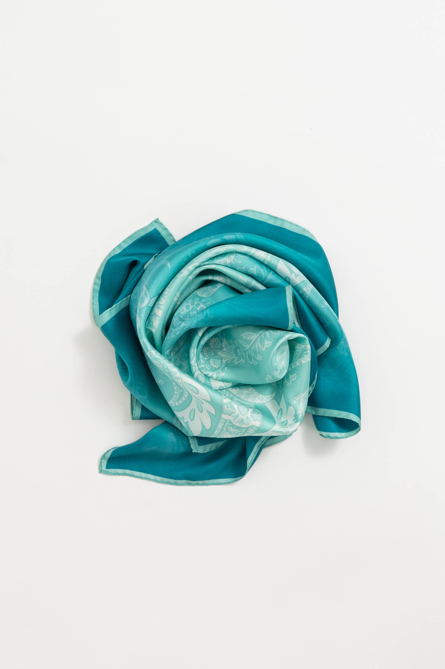 Seidentuch FOULARD in Aquamarine
