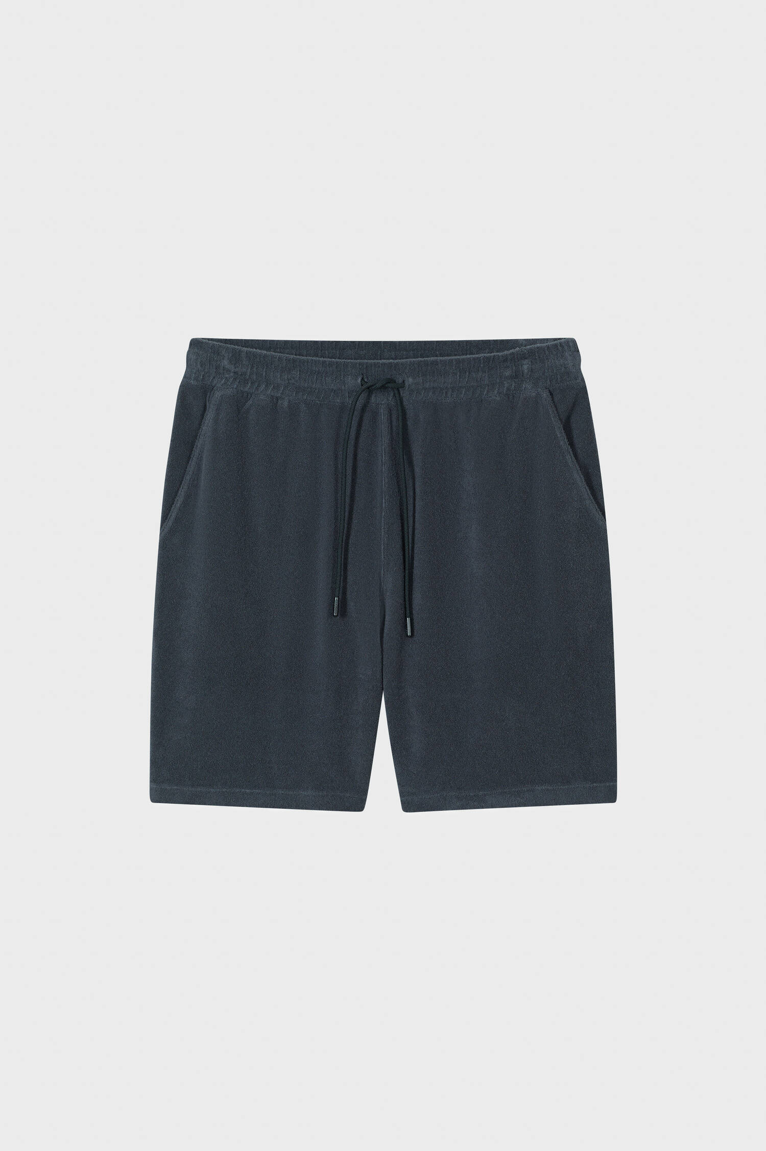 Frottee Bermuda in Anthrazit