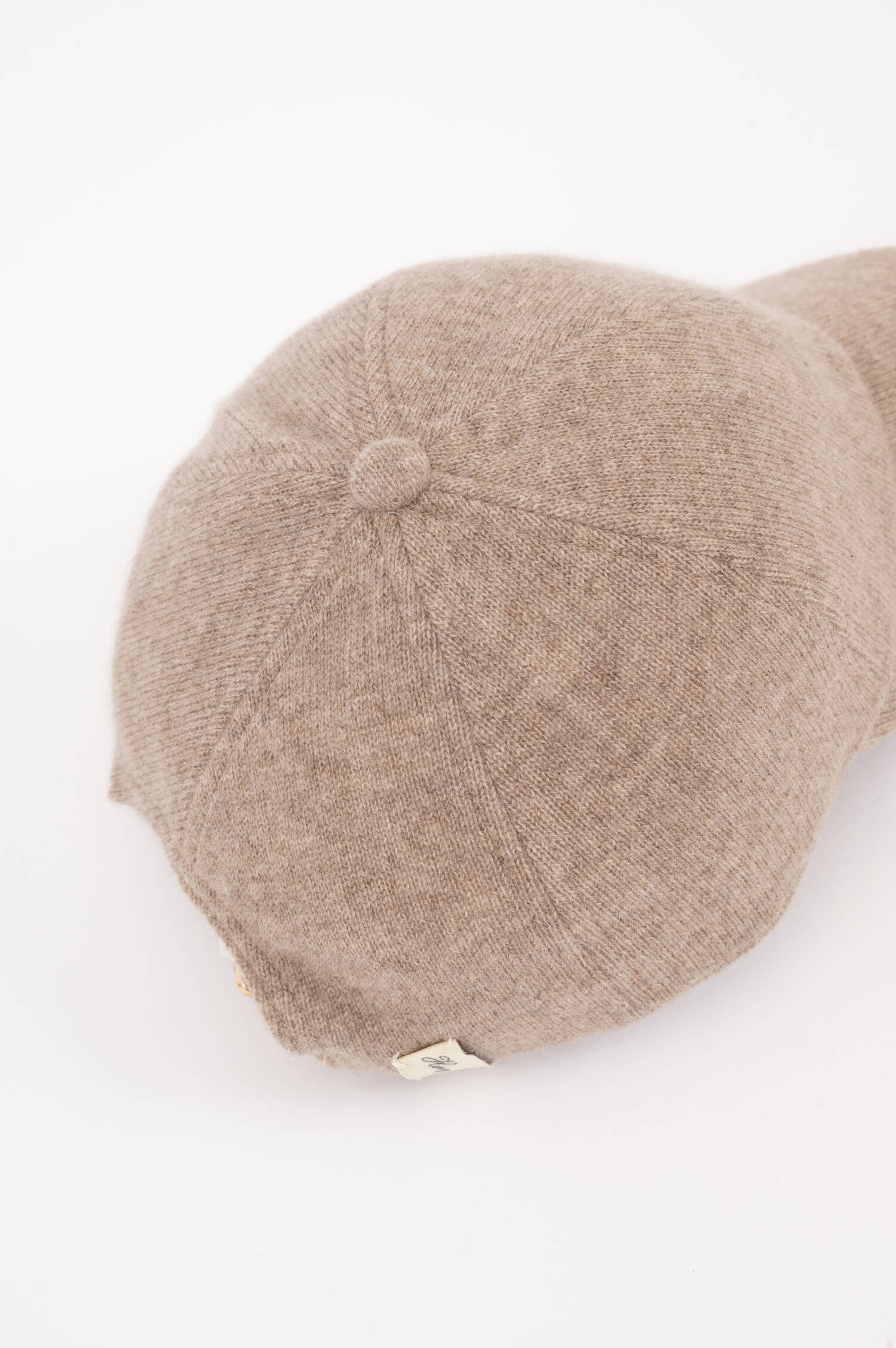 Cashmere Basecap in Beige