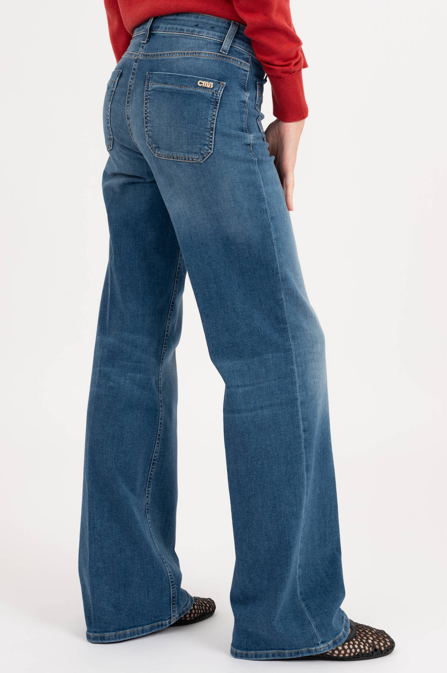 Jeans AMARA in Mittelblau