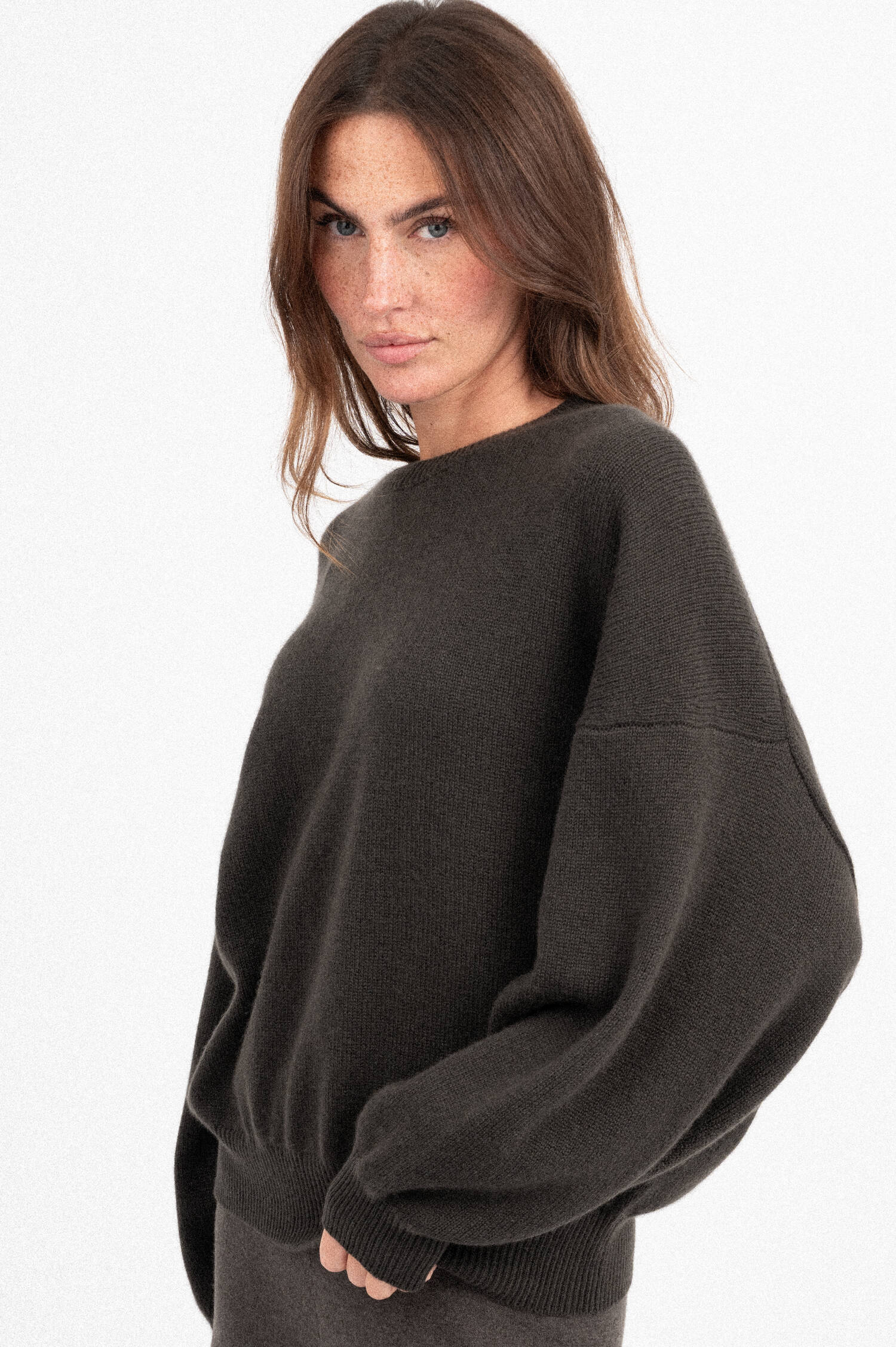 Strickpullover VEIRA in Grün Strickpullover VEIRA in Grün