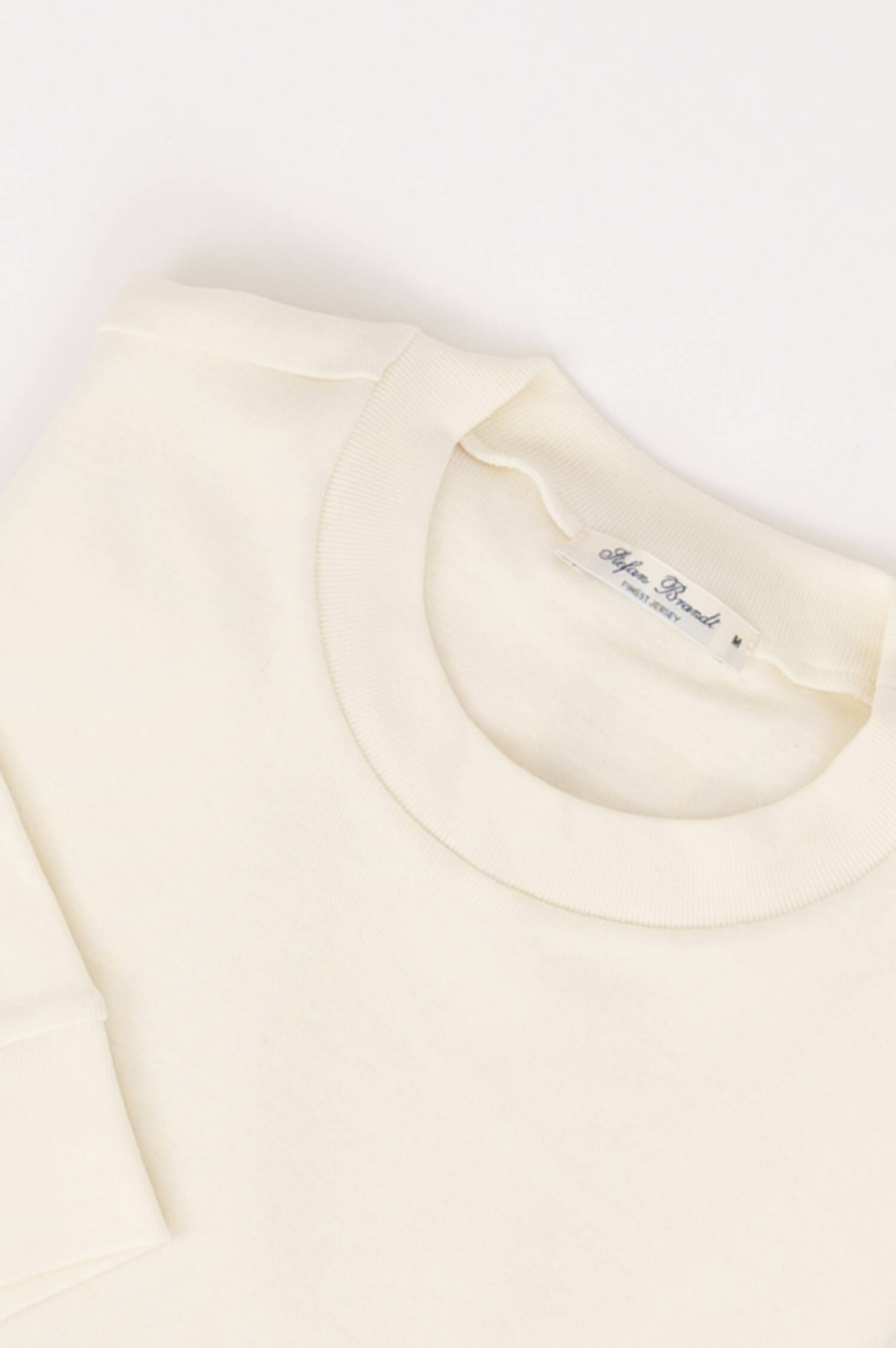 T-shirt aus Baumwolle in Ecru