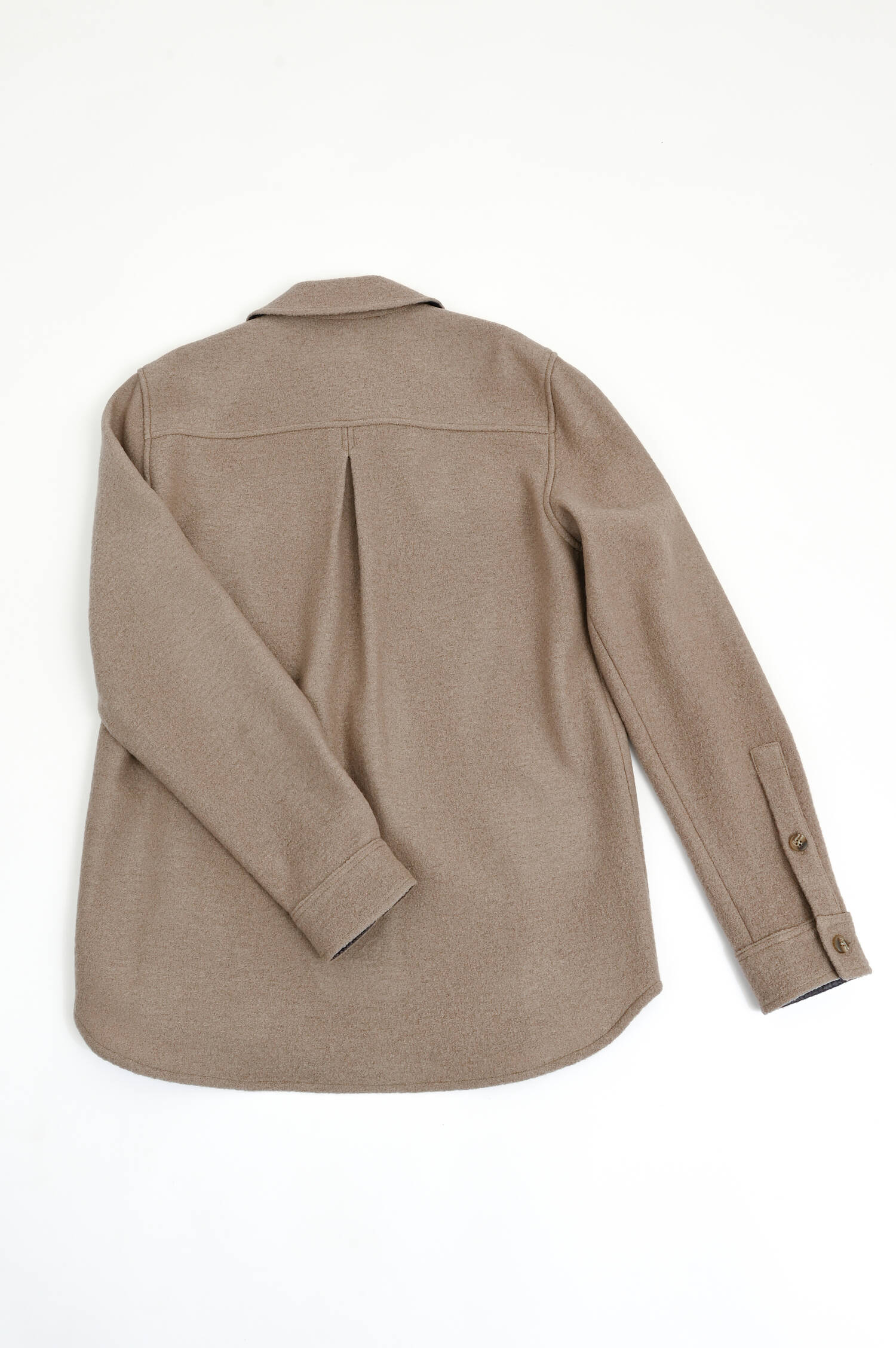 Overshirt aus Viskose in Cashew Overshirt aus Viskose in Cashew