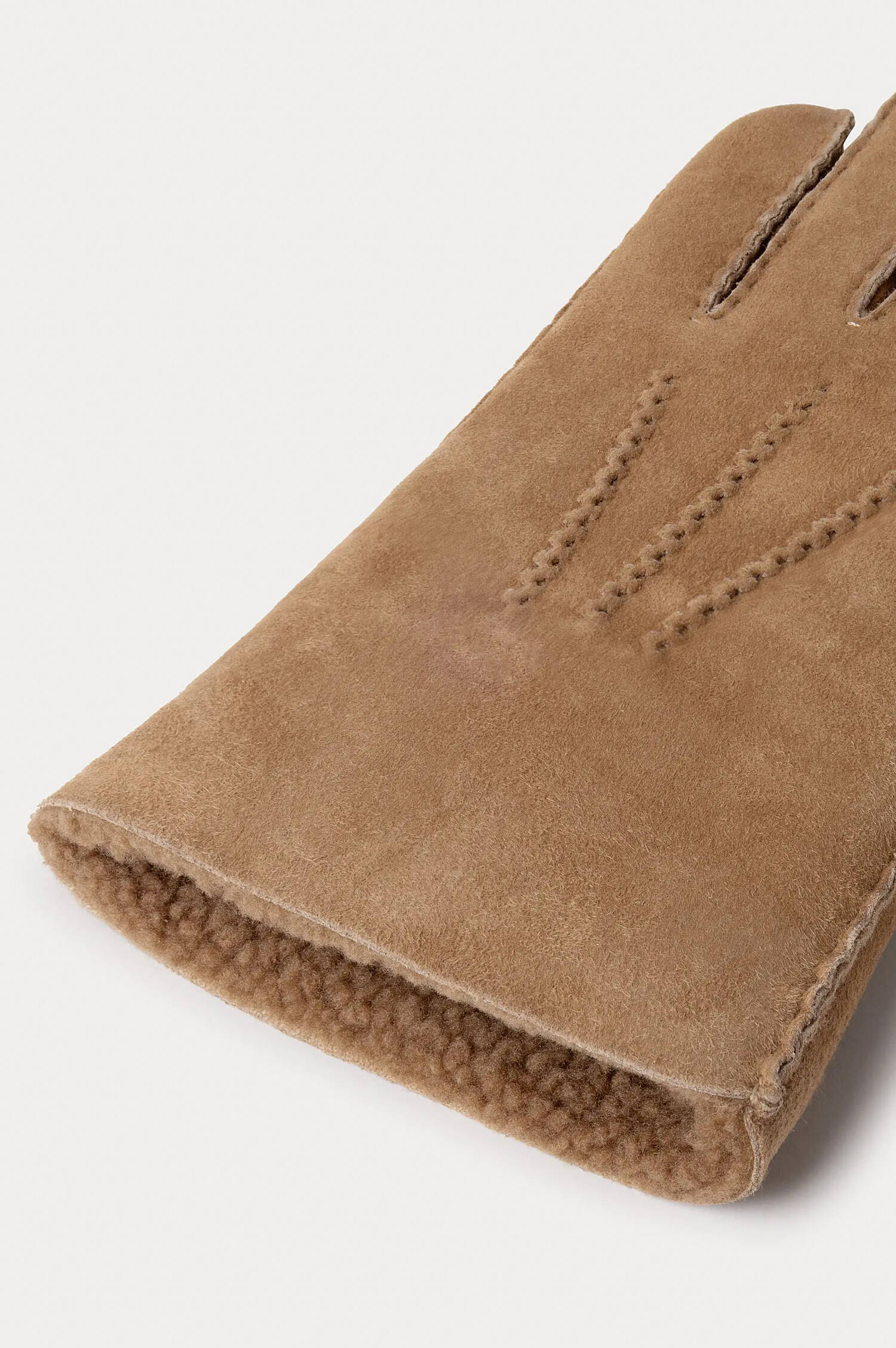 Leder-Handschuhe in Hellbraun Leder-Handschuhe in Hellbraun
