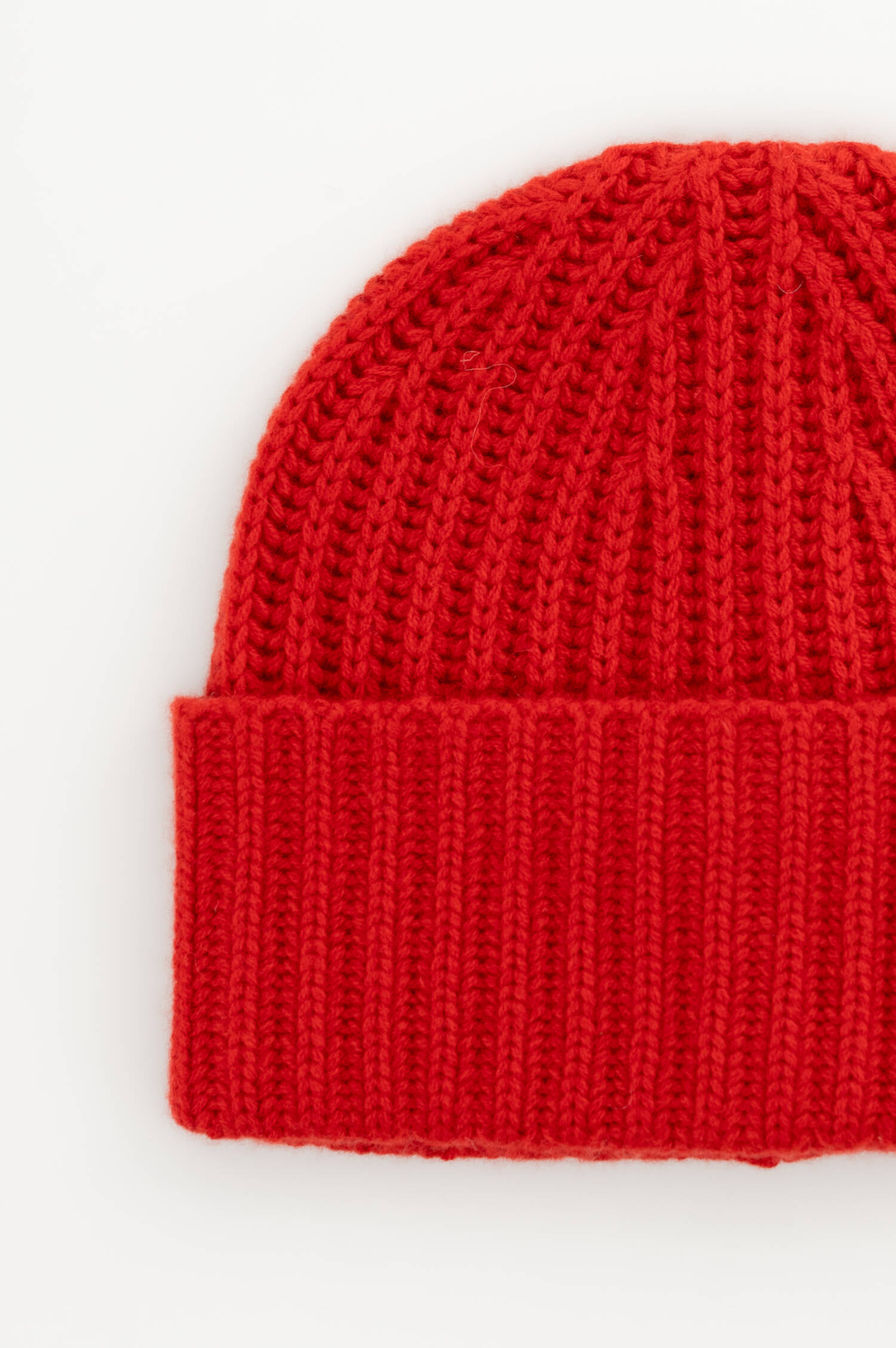 Woll-Cashmere-Beanie in Rot Woll-Cashmere-Beanie in Rot