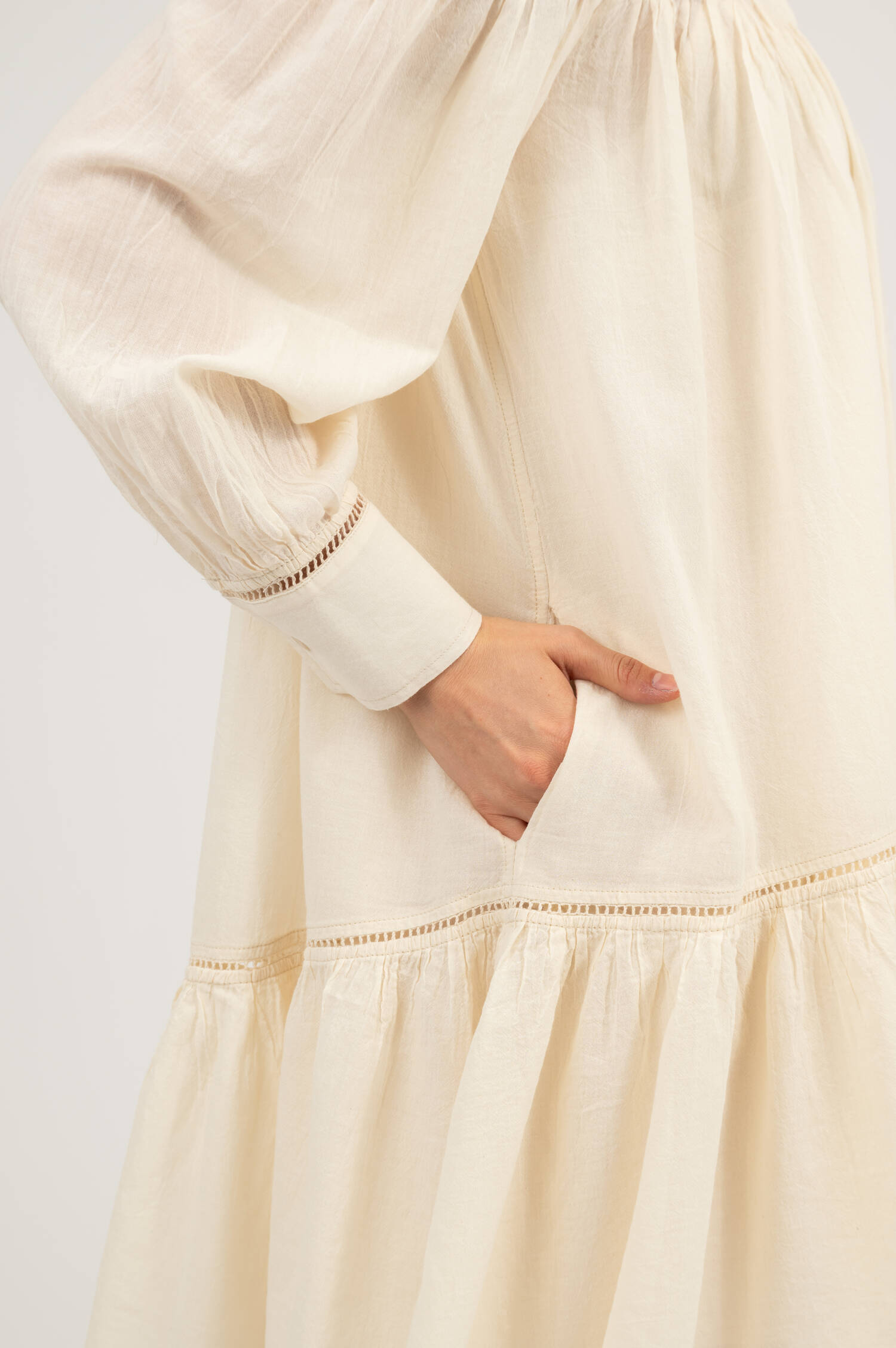 Boho Kleid SAIL in Natur