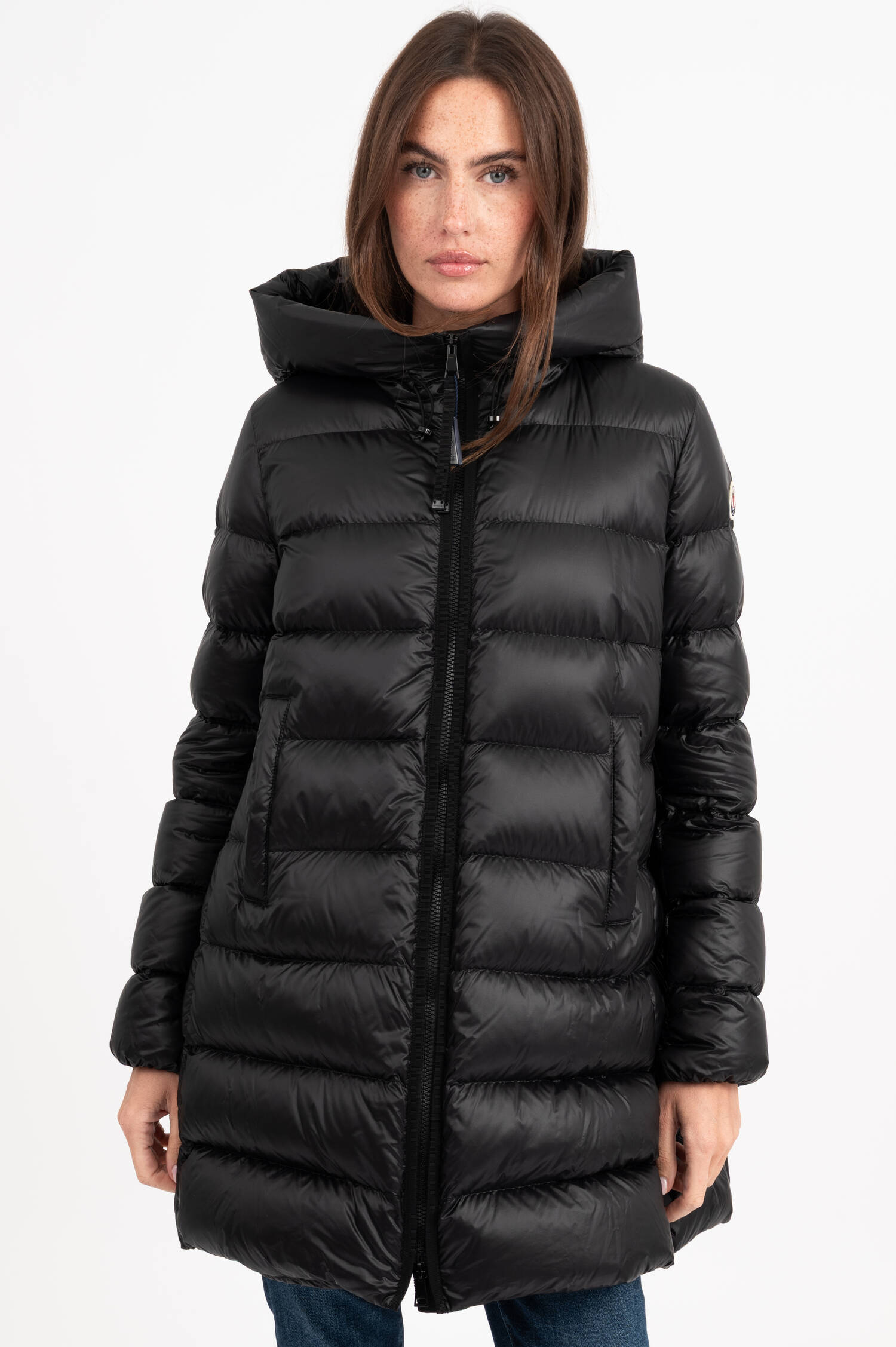 Daunen-Parka SUYENNE in Schwarz