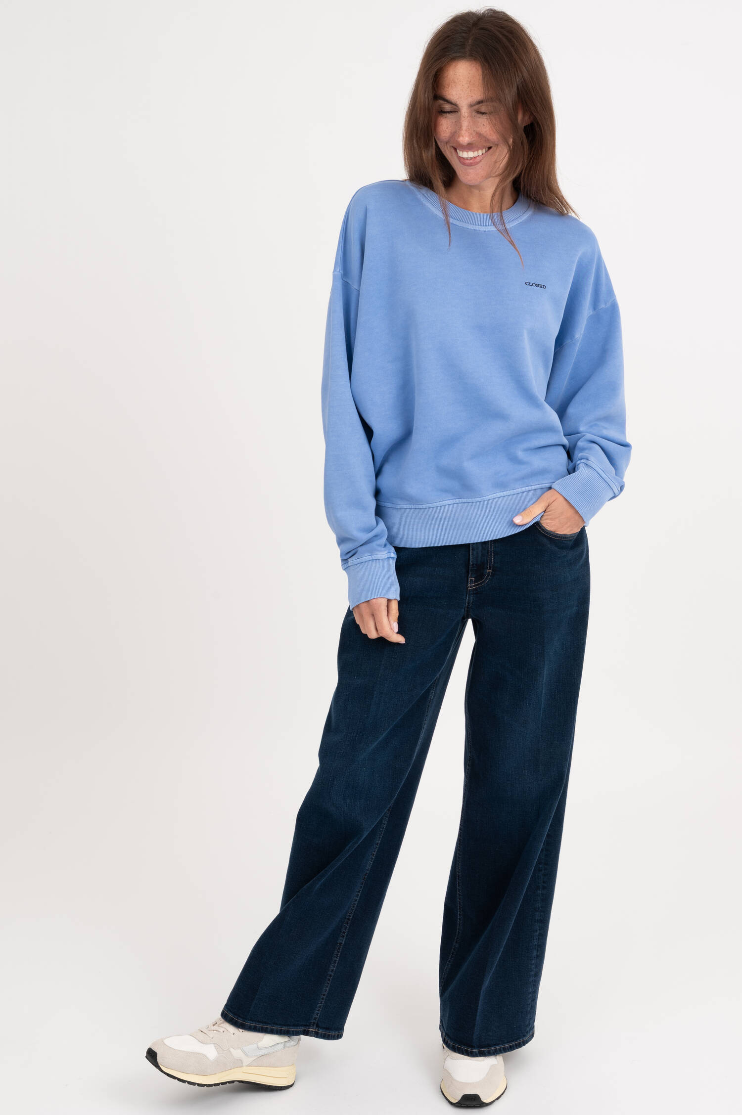 Oversize Sweater in Hellblau Oversize Sweater in Hellblau