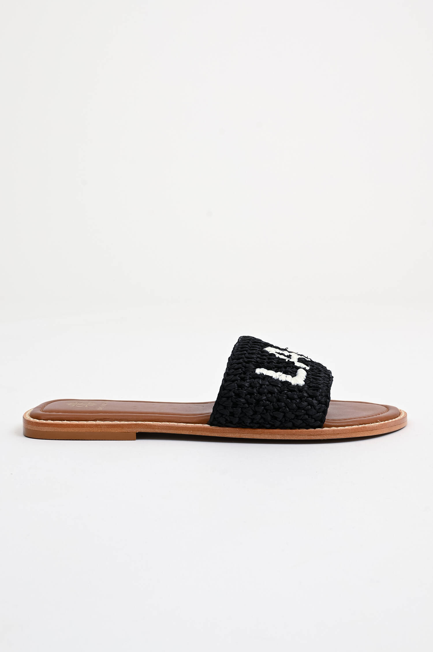 Pantolette LAKE LOVE in Schwarz/Weiß