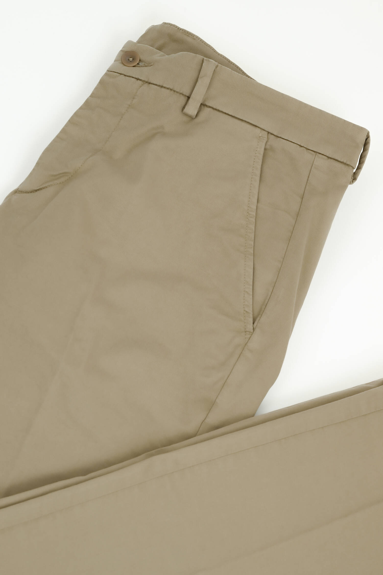 Baumwollhose in Dunkelbeige Baumwollhose in Dunkelbeige