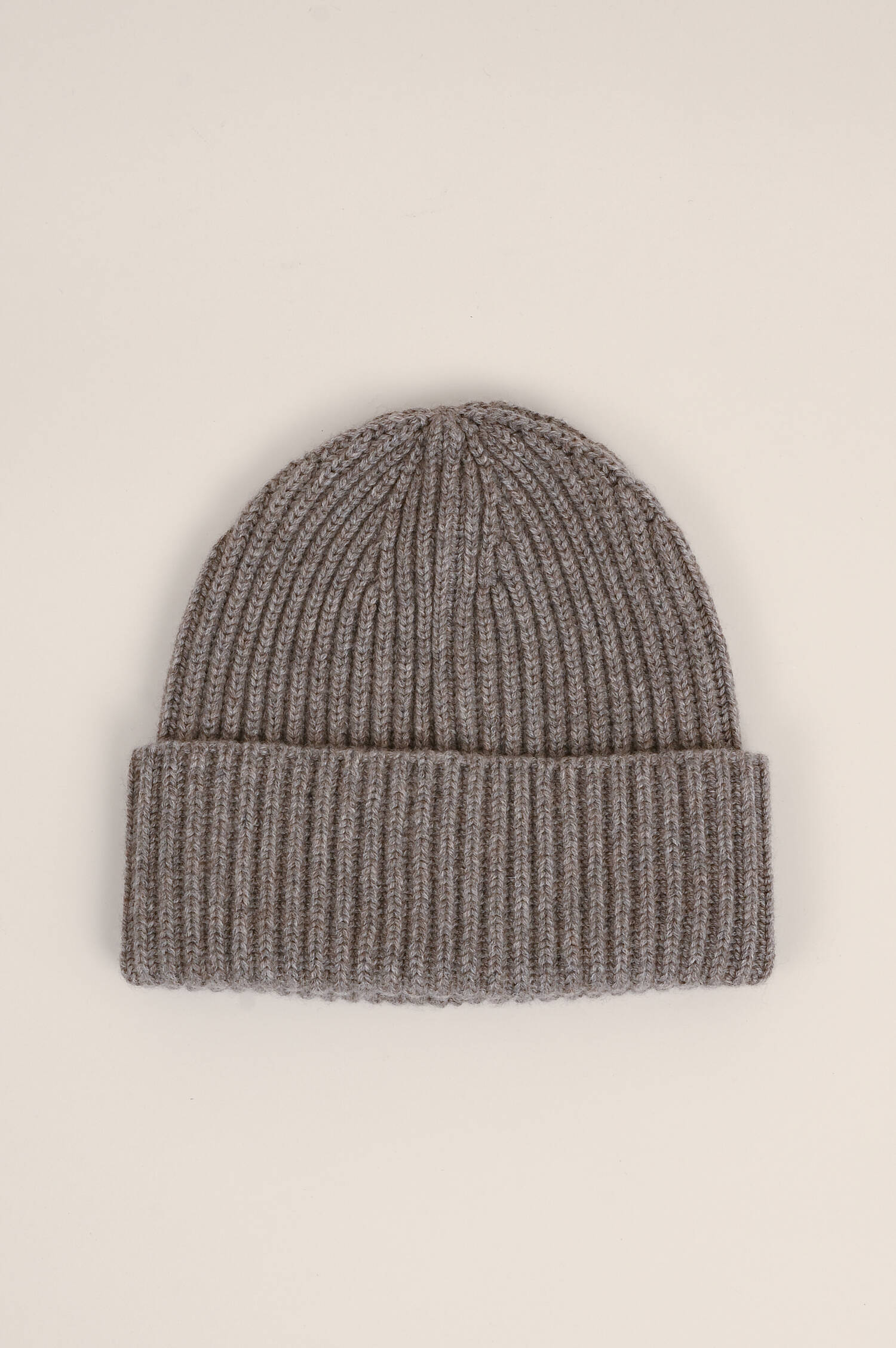 Midi-Mütze BARI aus Cashmere in Taupe