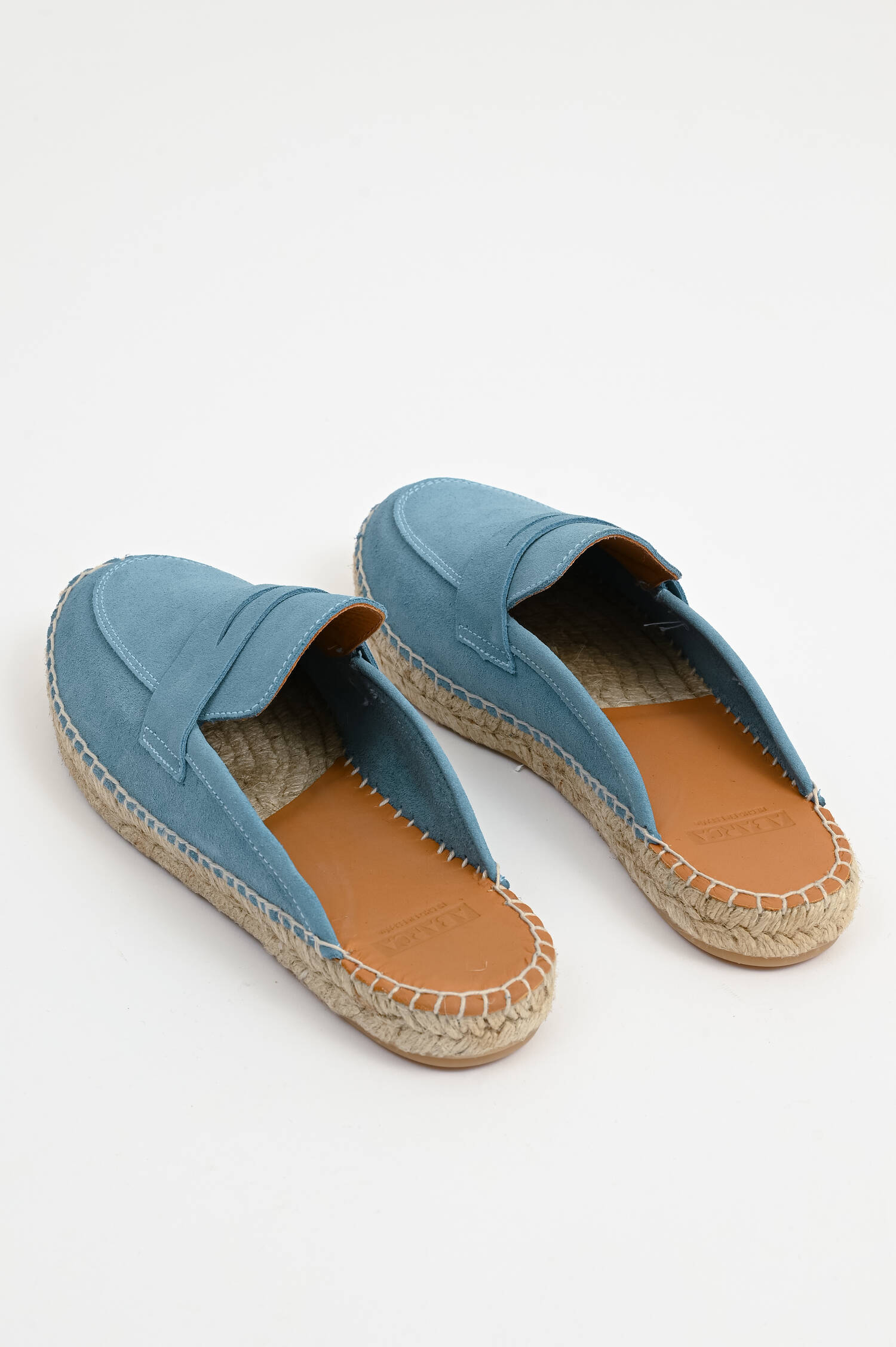 Mokassin Slipper SERRAJE in Hellblau Mokassin Slipper SERRAJE in Hellblau
