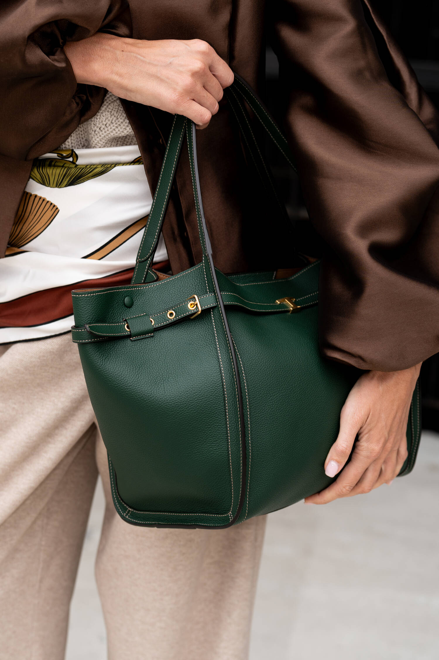 Shopping-Bag TIM MEDIUM in Grün