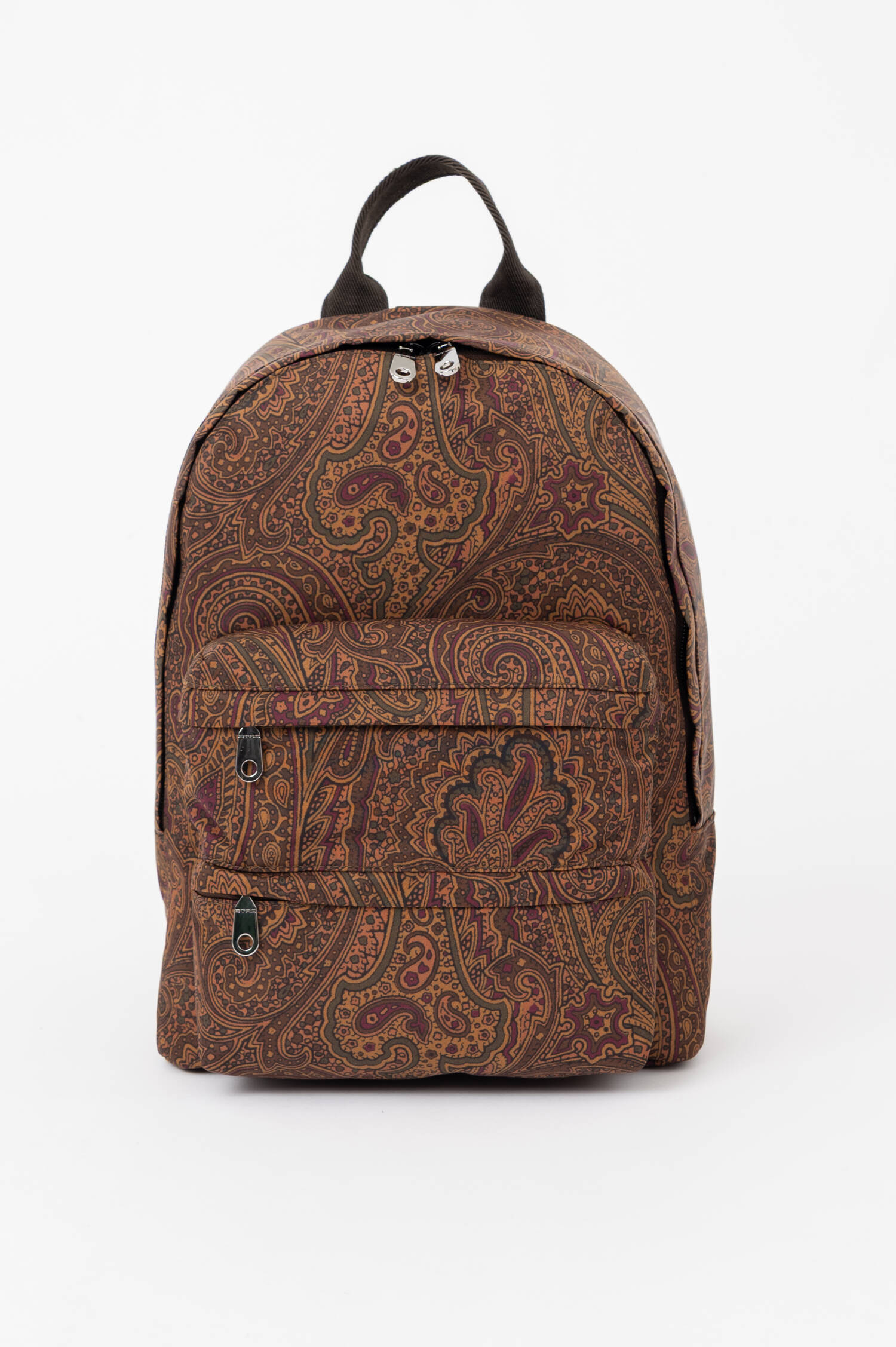 Paisley-Rucksack in Braun
