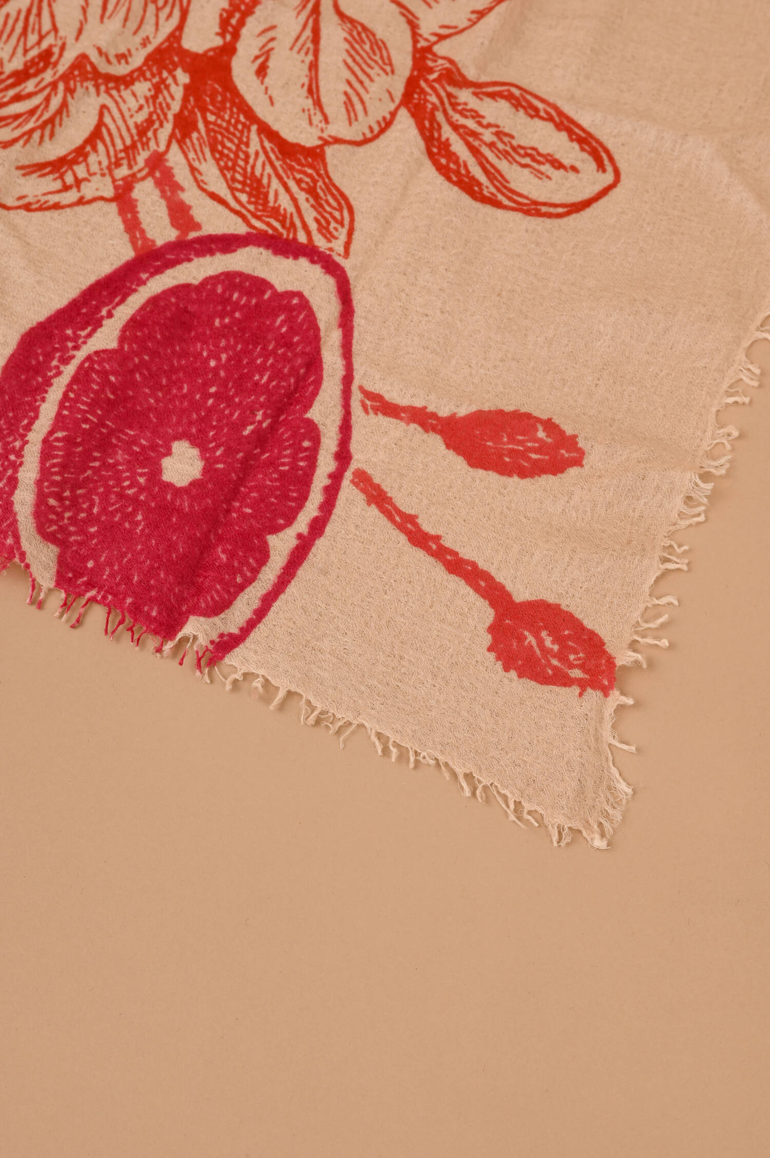 Cashmere Tuch BAN FINE in Rot