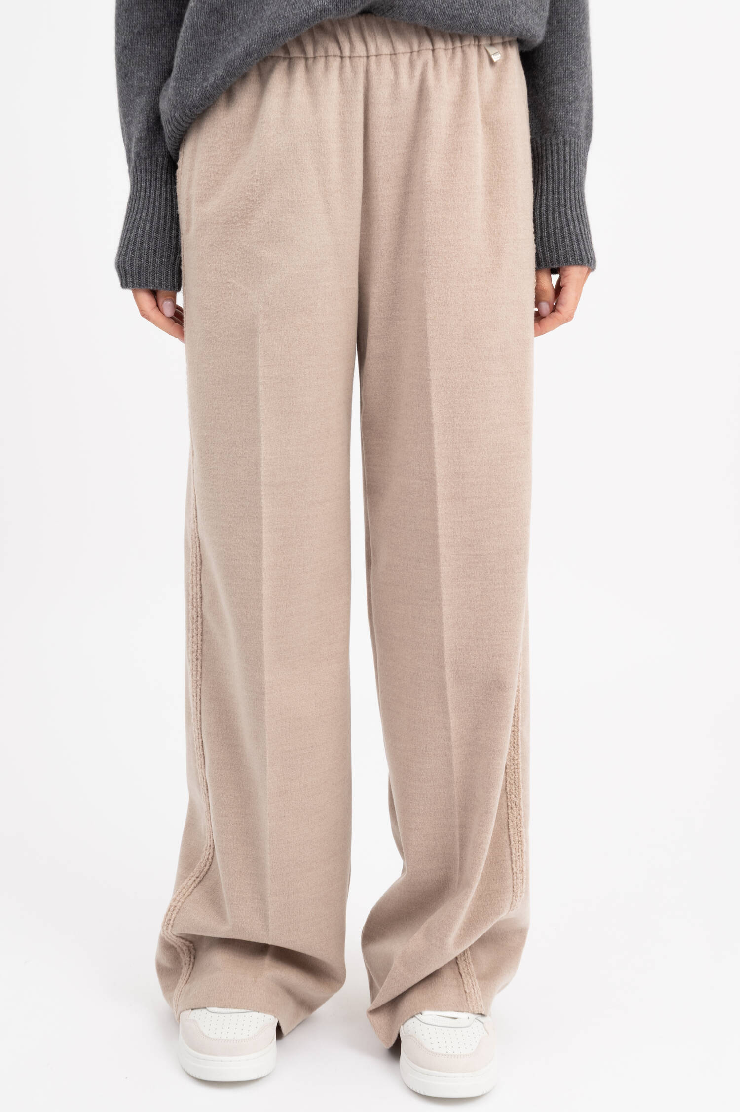 Woll-Mix Hose in Beige Woll-Mix Hose in Beige