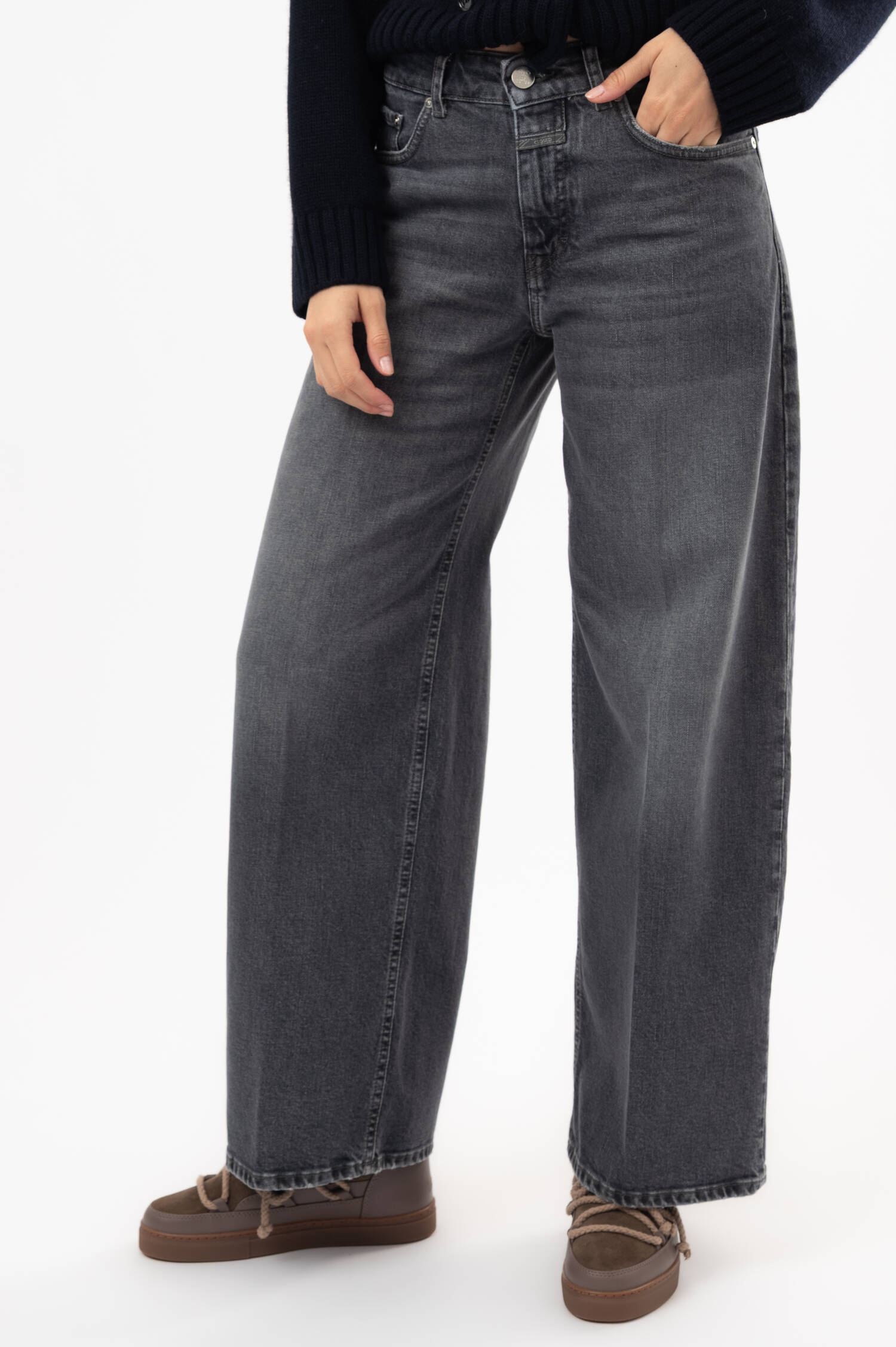 Jeans in Grau Jeans in Grau