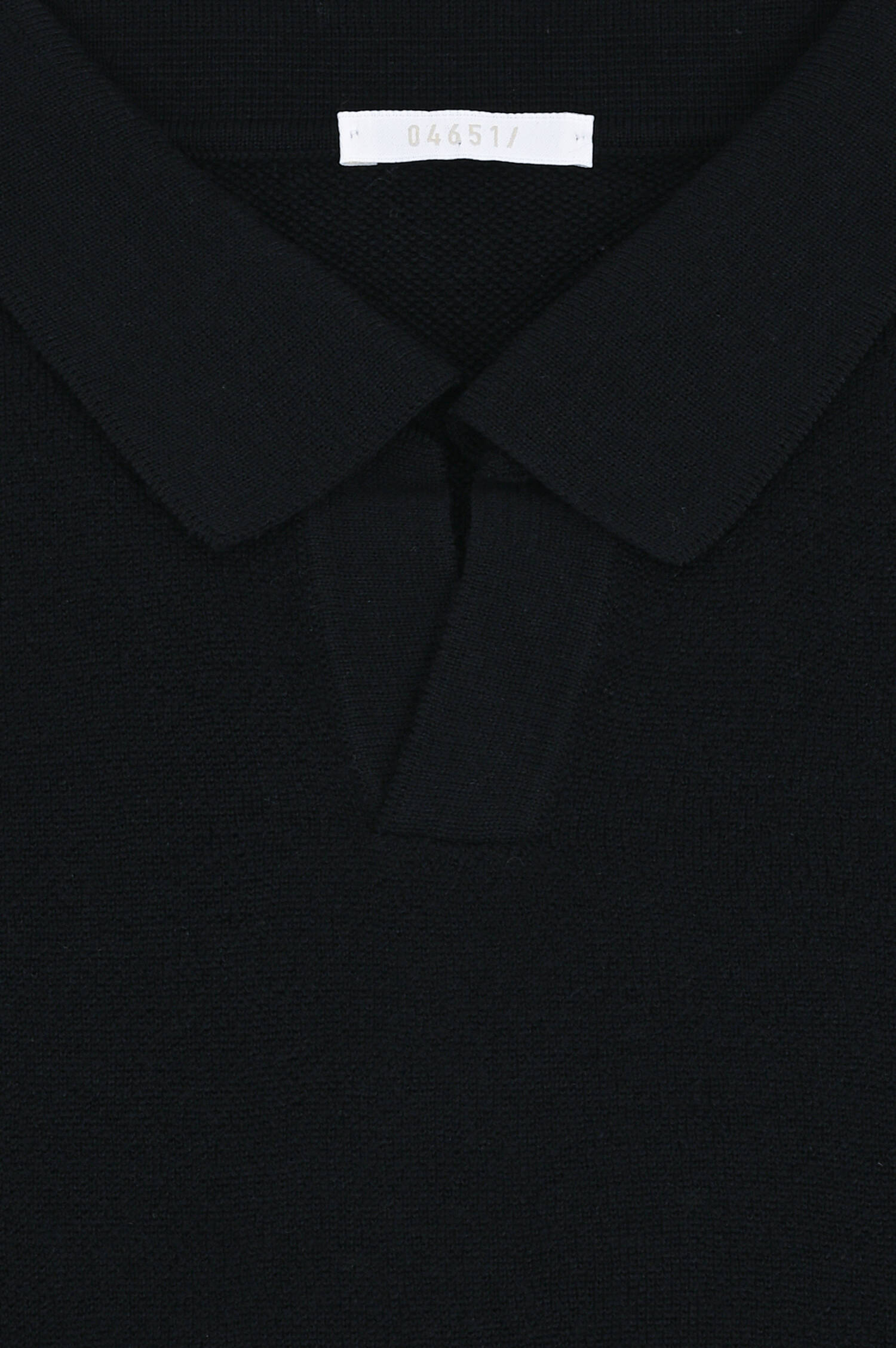 Strickpolo OYSTER aus Merinowolle in Navy Strickpolo OYSTER aus Merinowolle in Navy