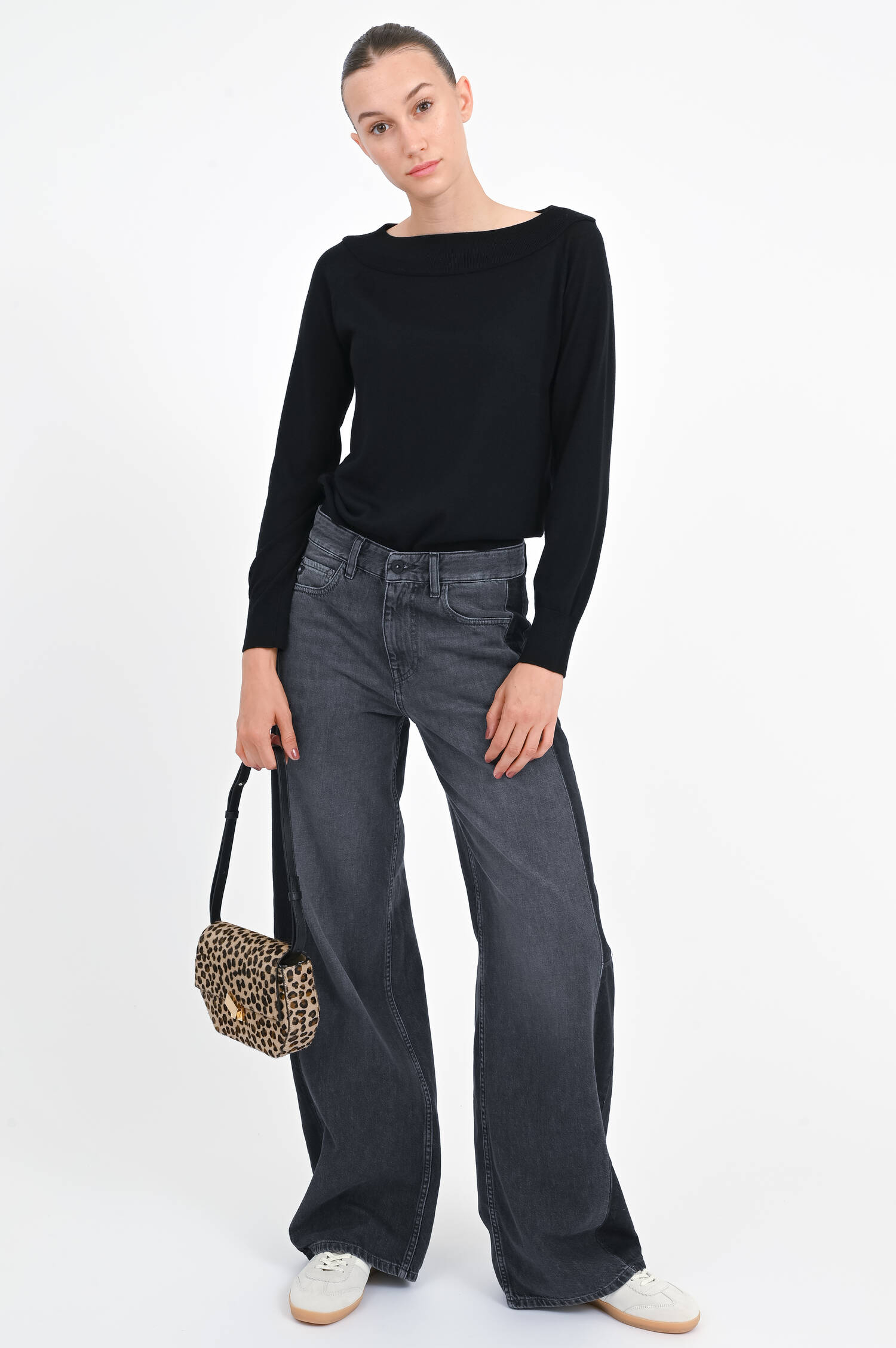 Balloon-Leg-Jeans JESOLO in Anthrazit