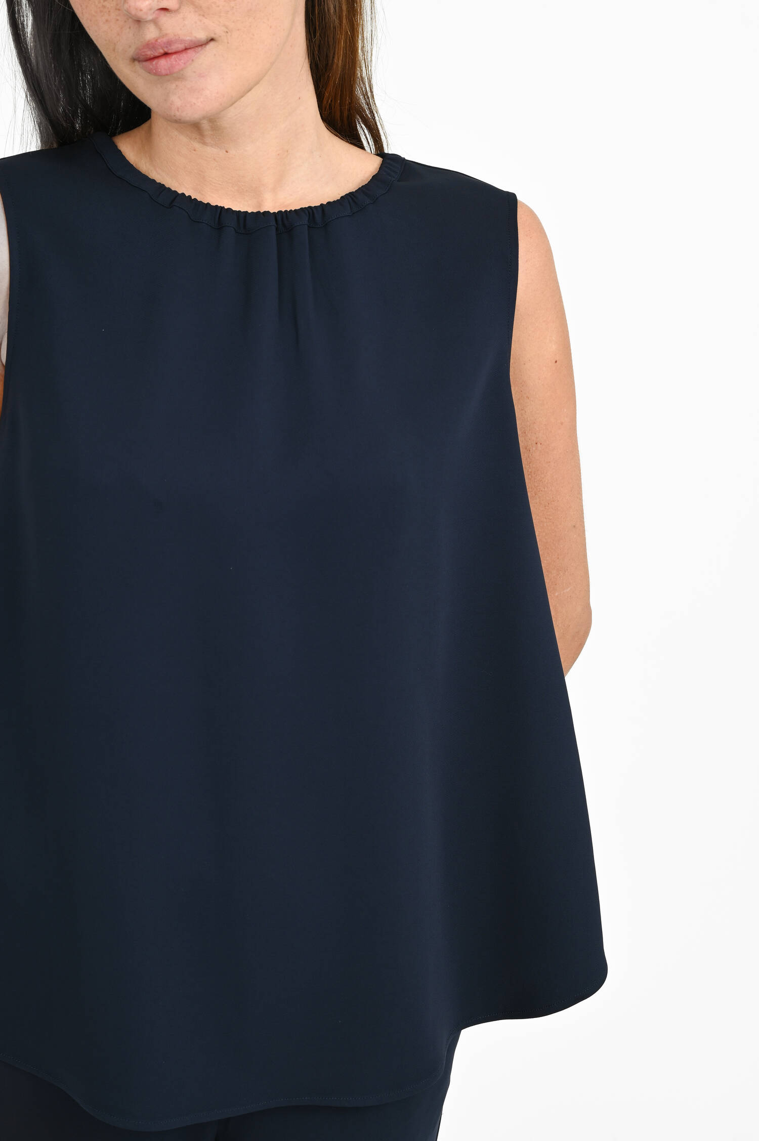 Viskose-Top in Midnight