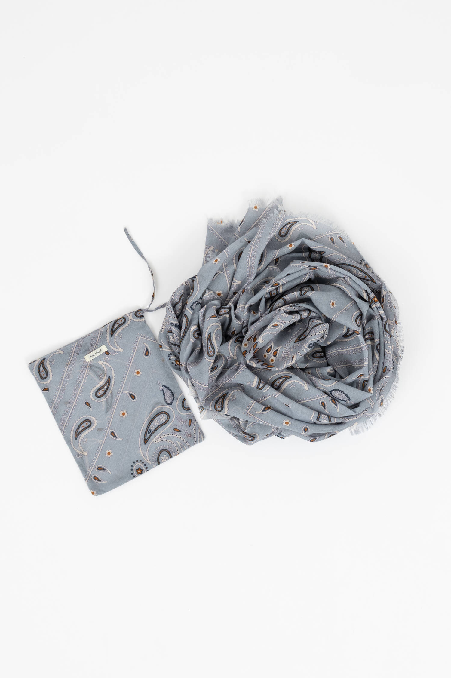 Gemustertes Tuch SARONG BANDANAS in Hellblau