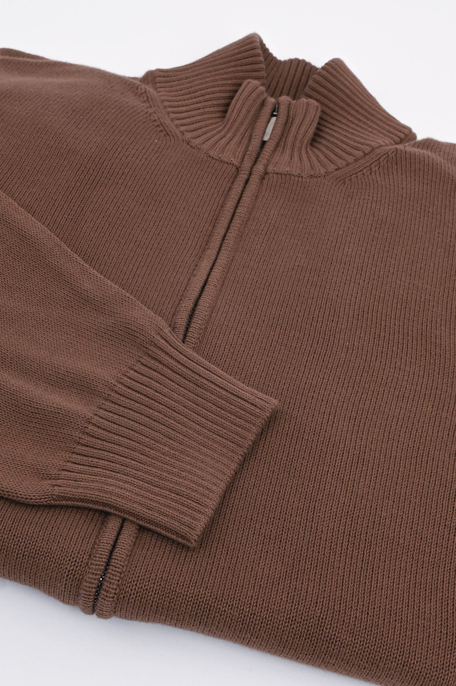 Strickjacke aus Baumwolle in Braun Strickjacke aus Baumwolle in Braun