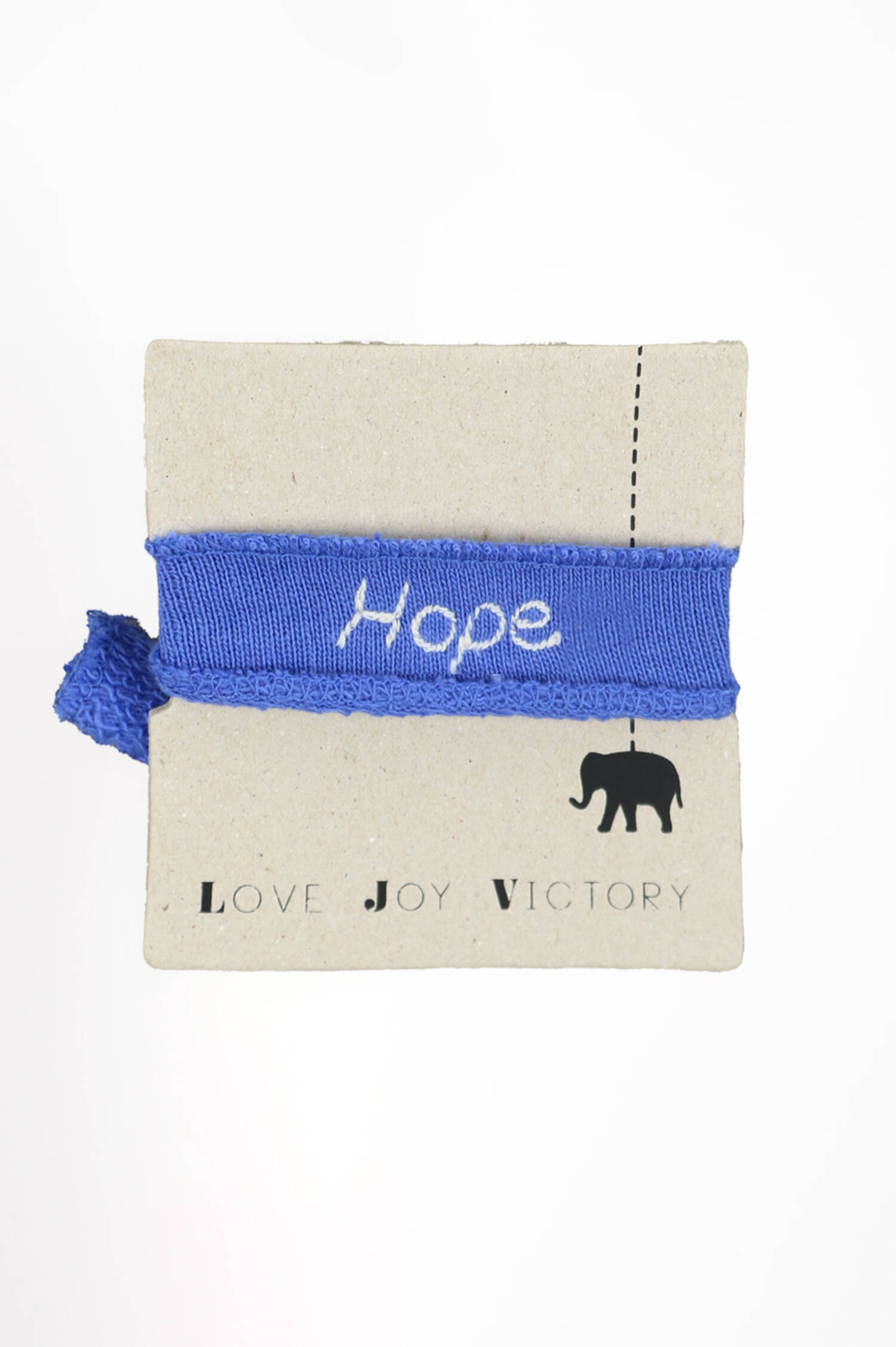 Armband aus Baumwolle -HOPE in Blau Armband aus Baumwolle -HOPE in Blau