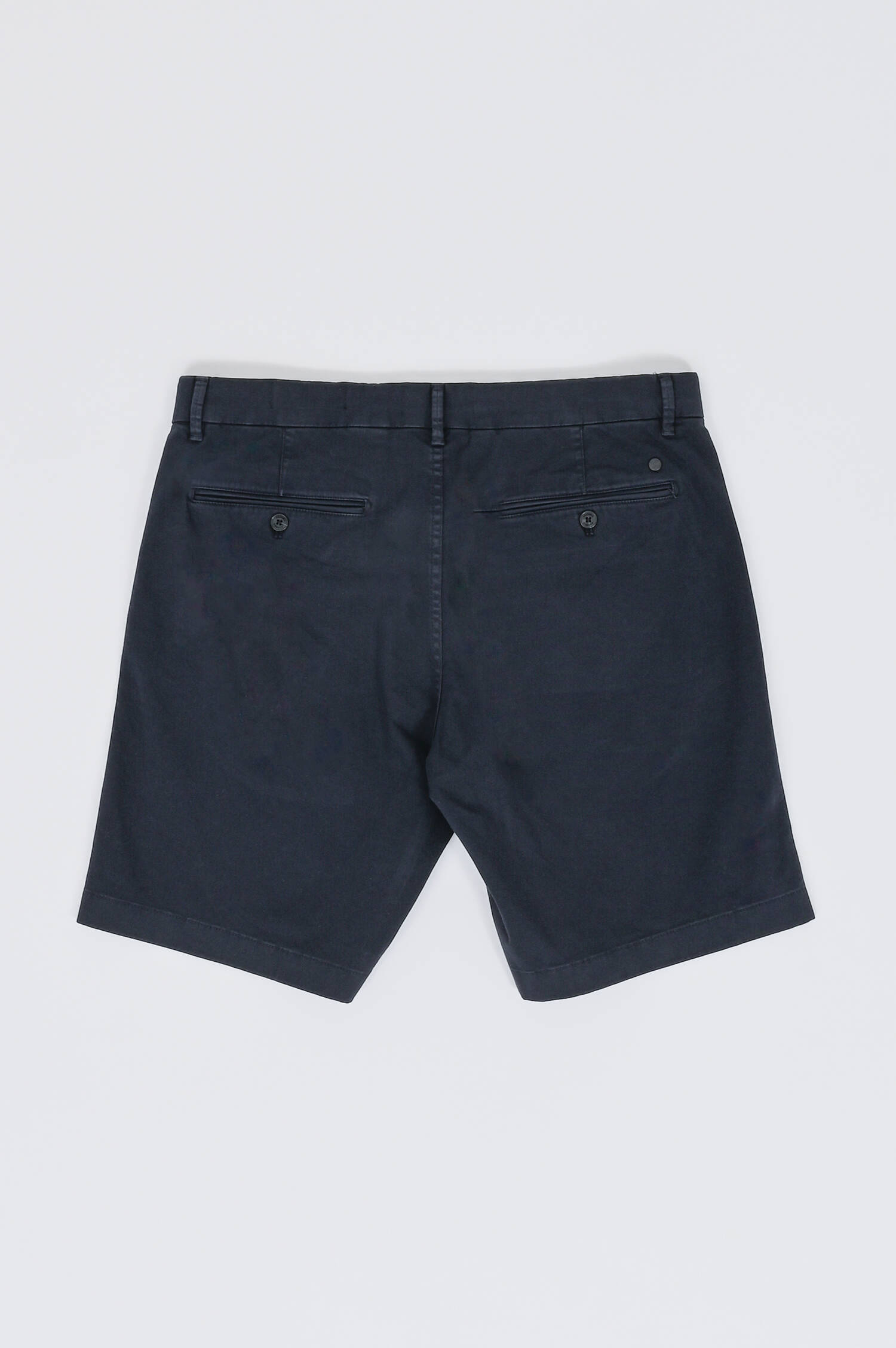 Chinoshort aus Baumwolle in Navy