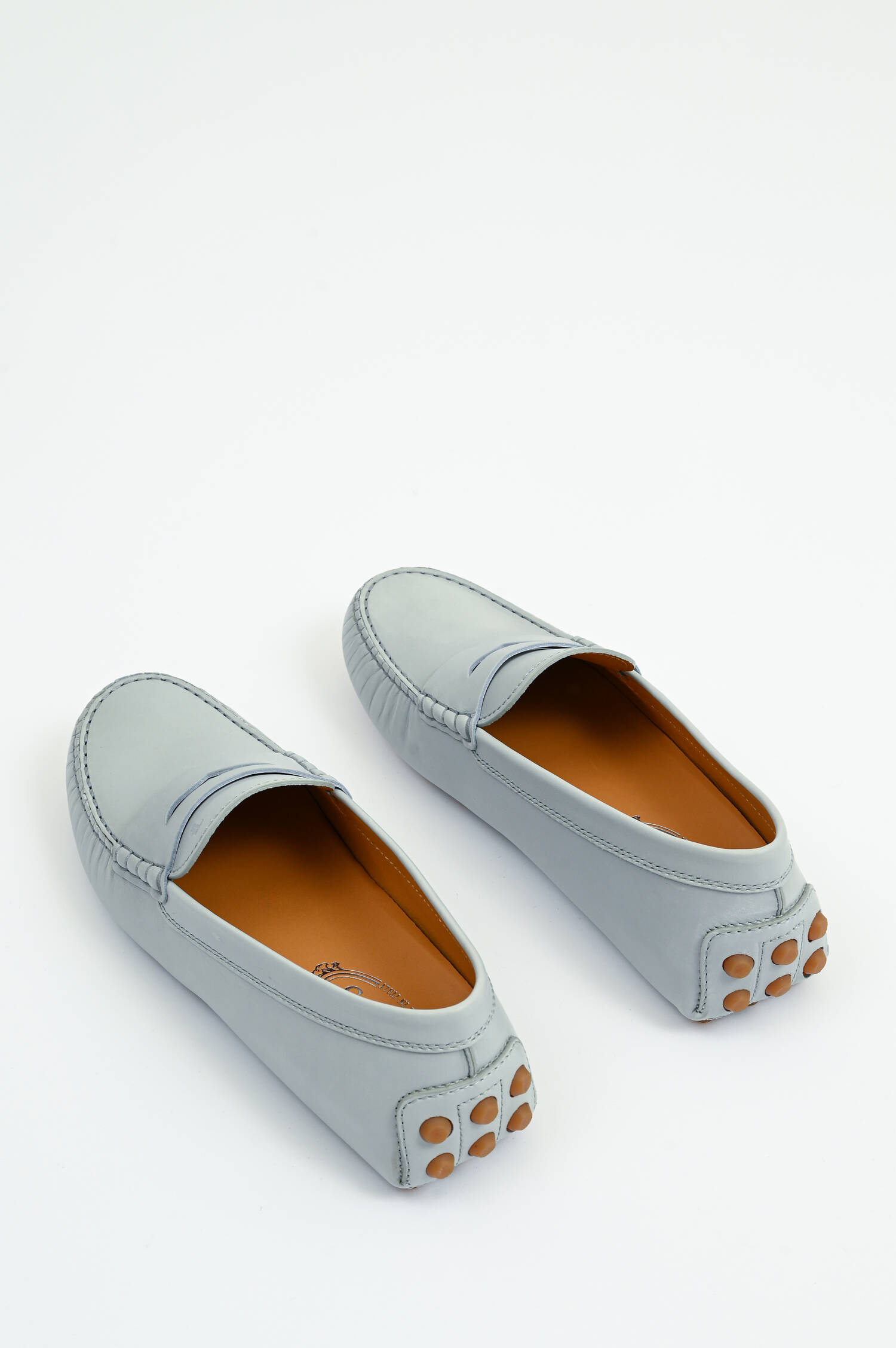 Mokkasin in Graublau