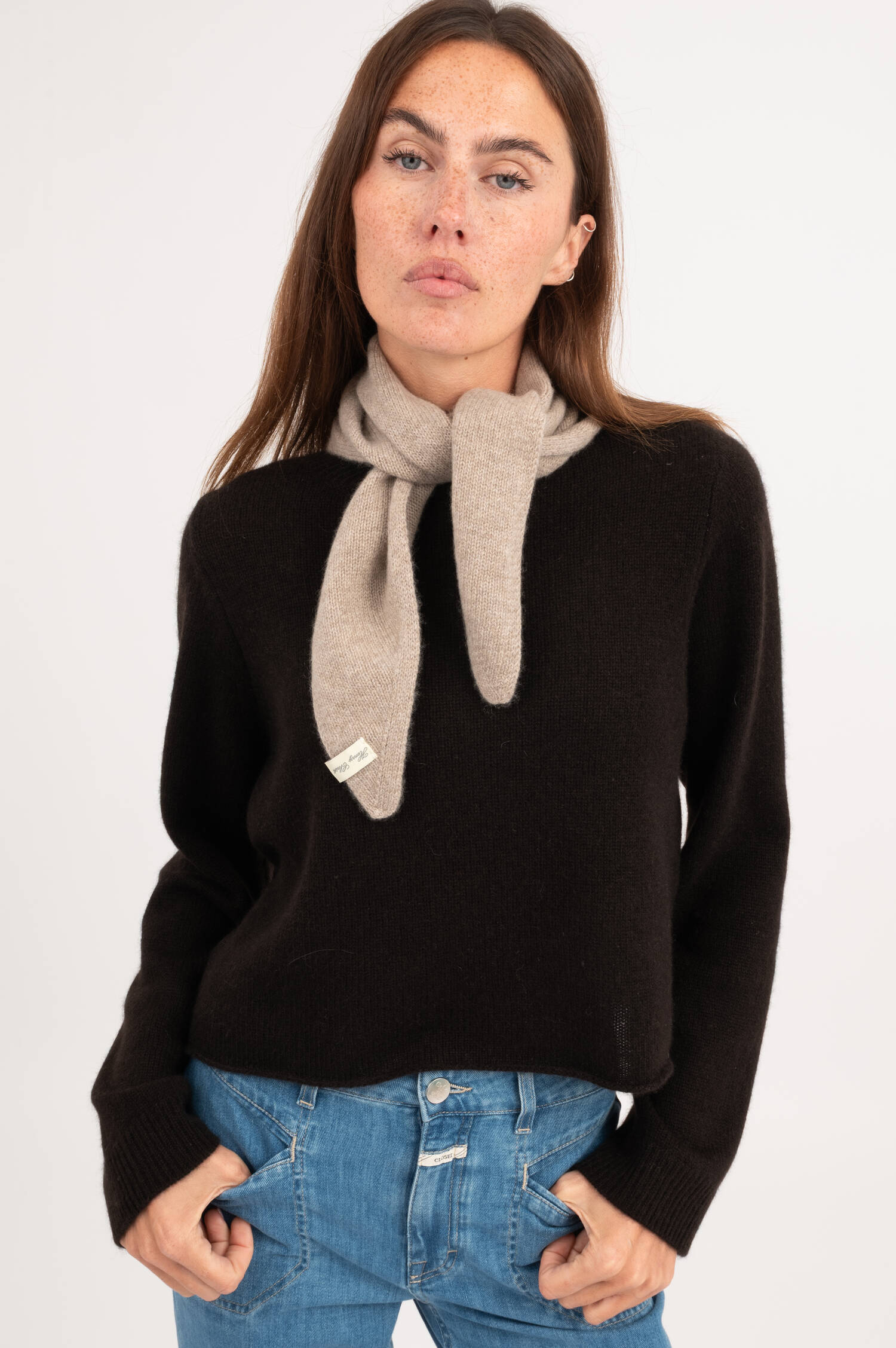 Cashmere Schal in Beige Cashmere Schal in Beige
