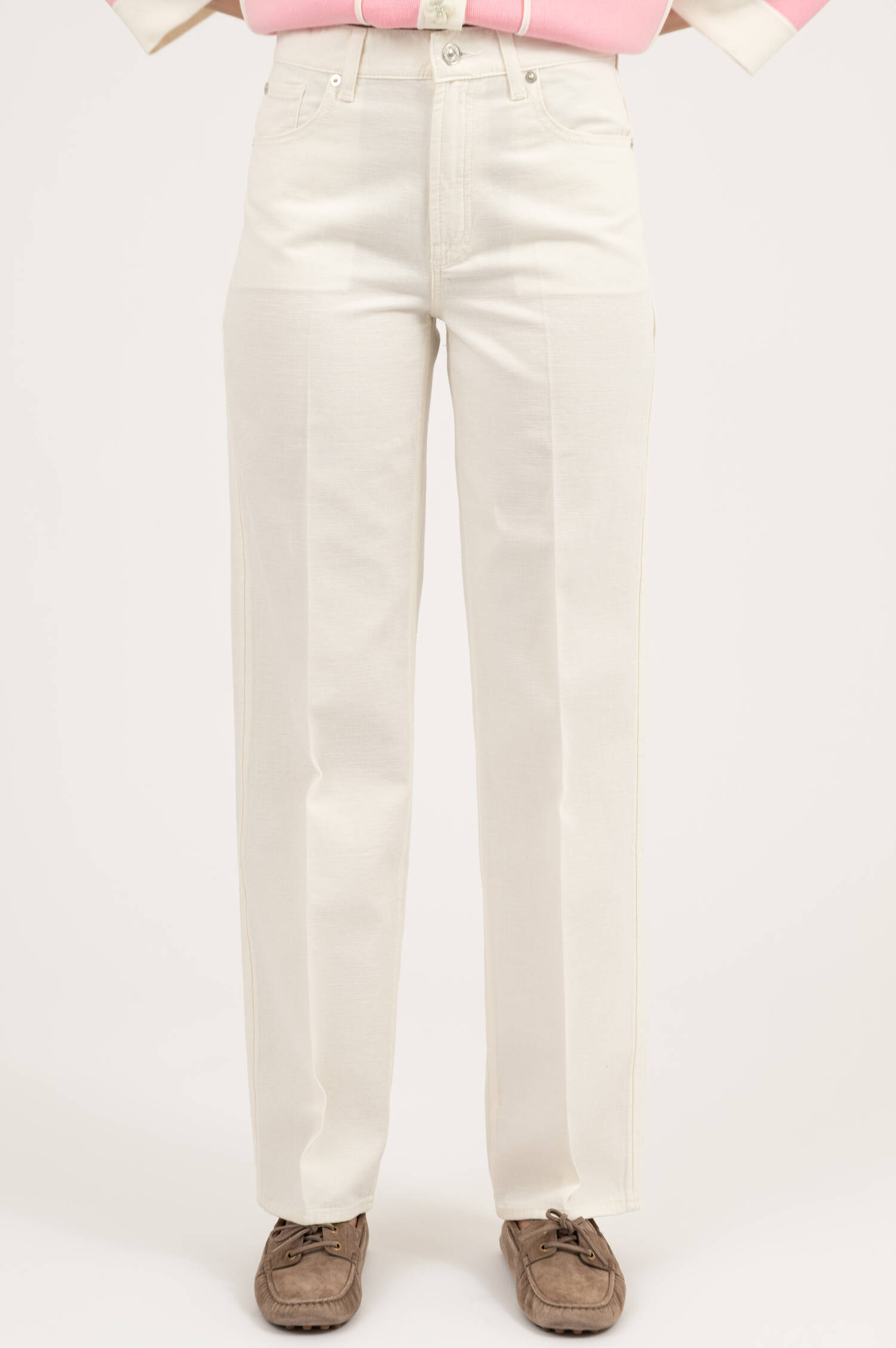 Straight Jeans STOVEPIPE in Weiß