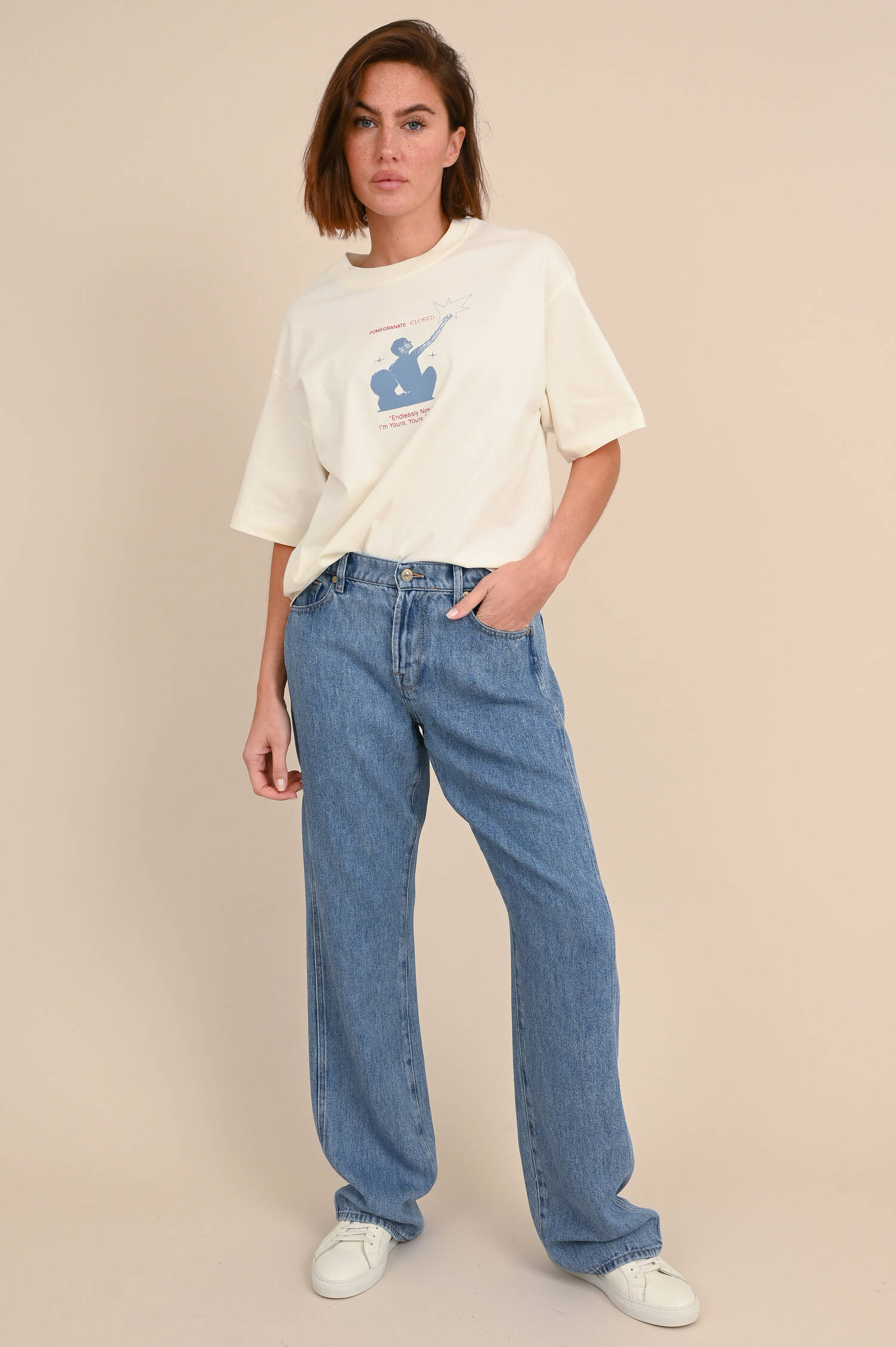 Jeans TESS TROUSERS VALENTINE in Mittelblau