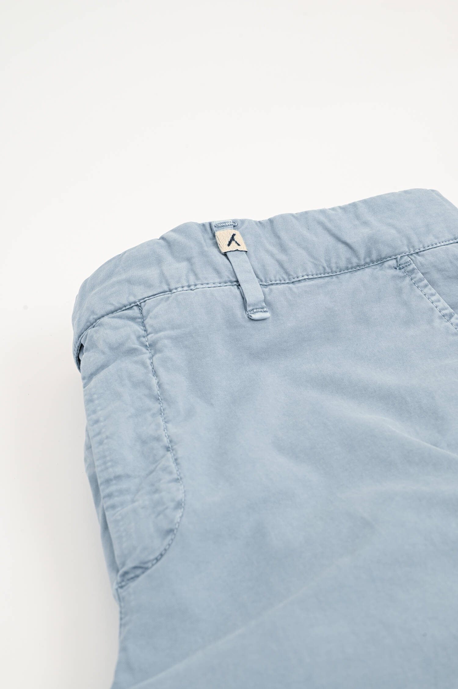 Hose aus Baumwolle in Graublau