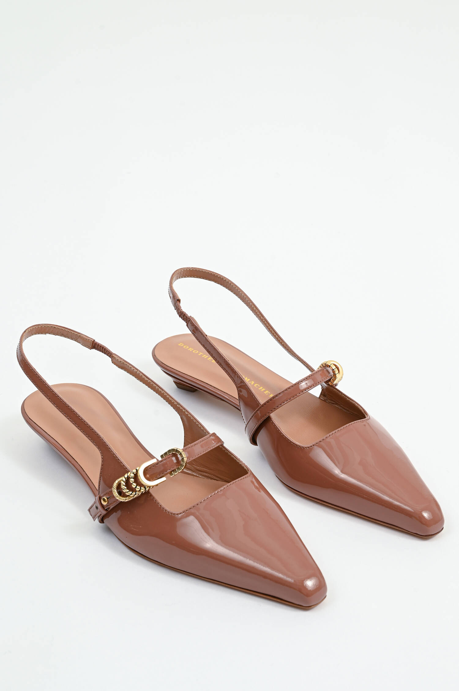 Sling-Back mit Metall-Detail in Copper