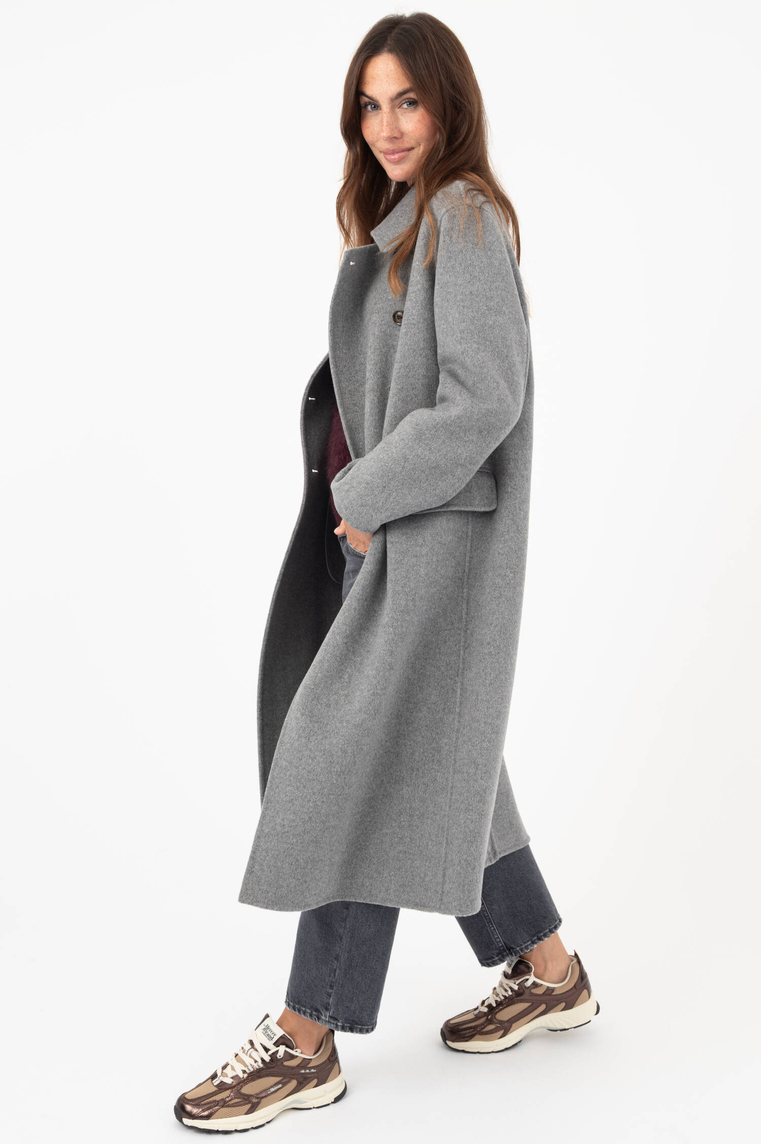 Woll-Cashmere-Mantel REGINA in Grau Woll-Cashmere-Mantel REGINA in Grau