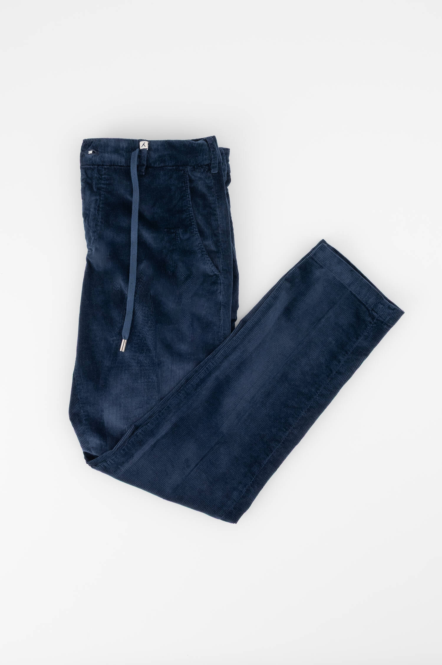 Cordhose mit Tunnelzug in Navy