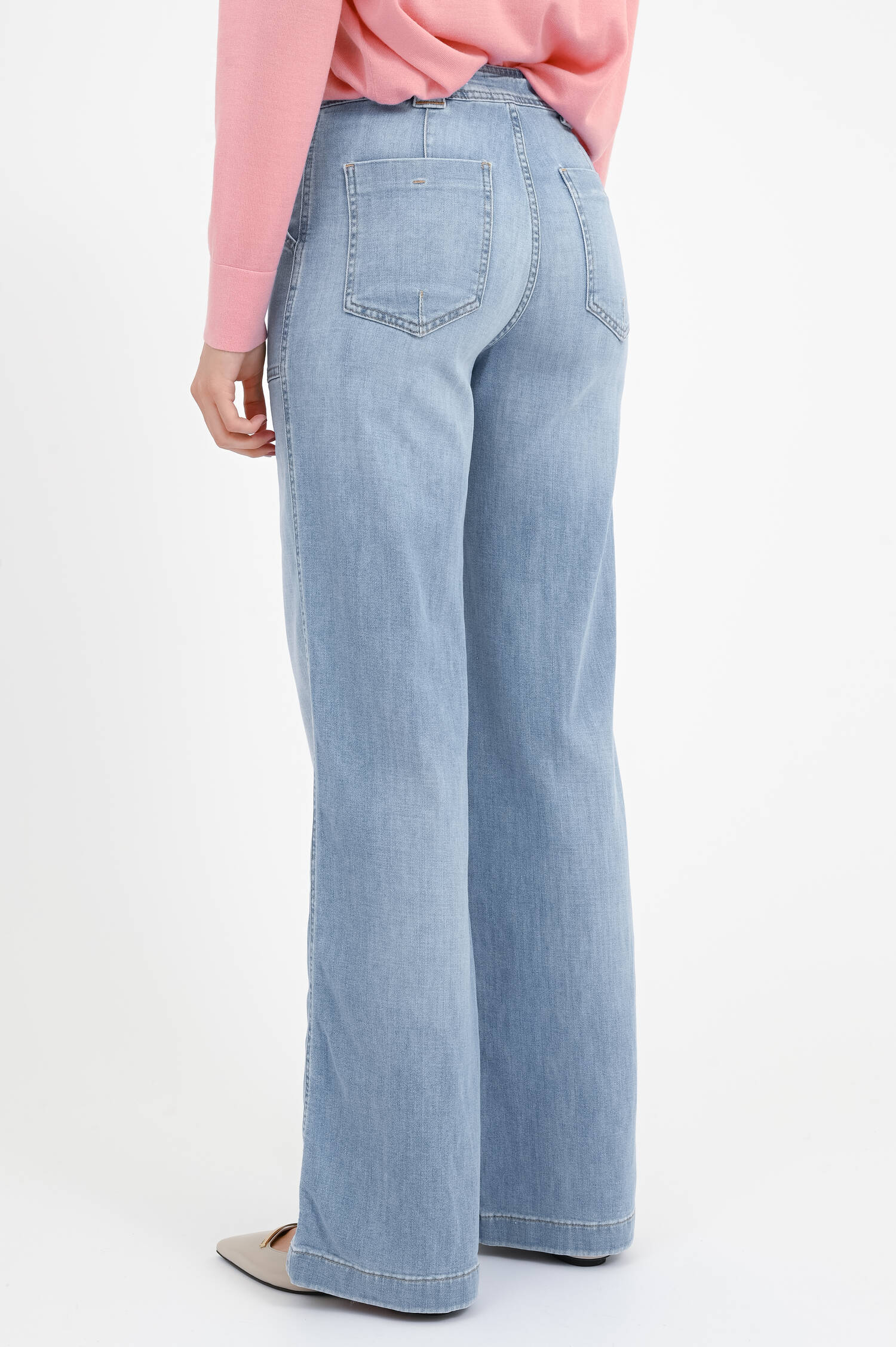  Flared Jeans ARIA in Hellblau