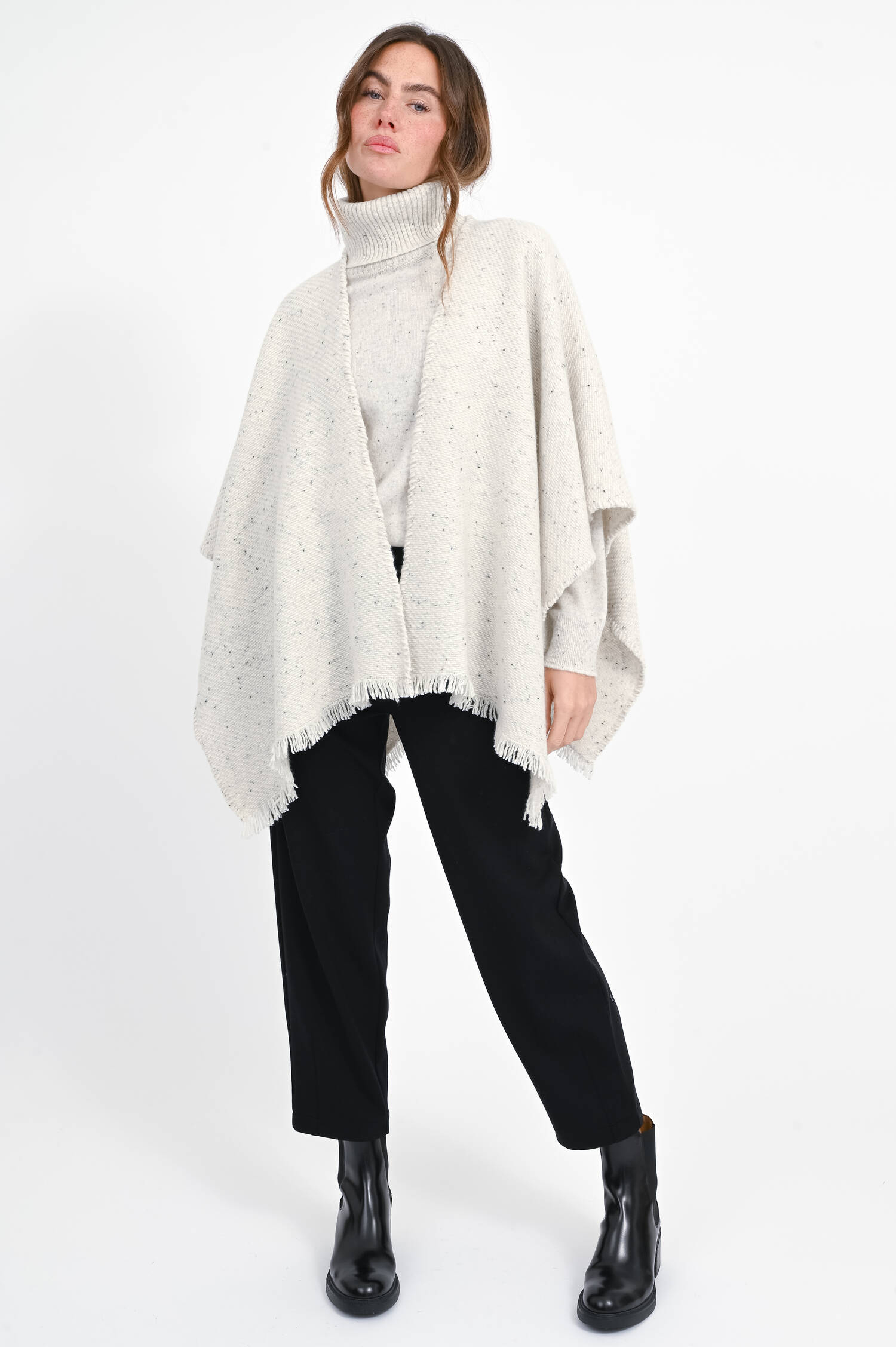 Cashmere Pullover in Snow