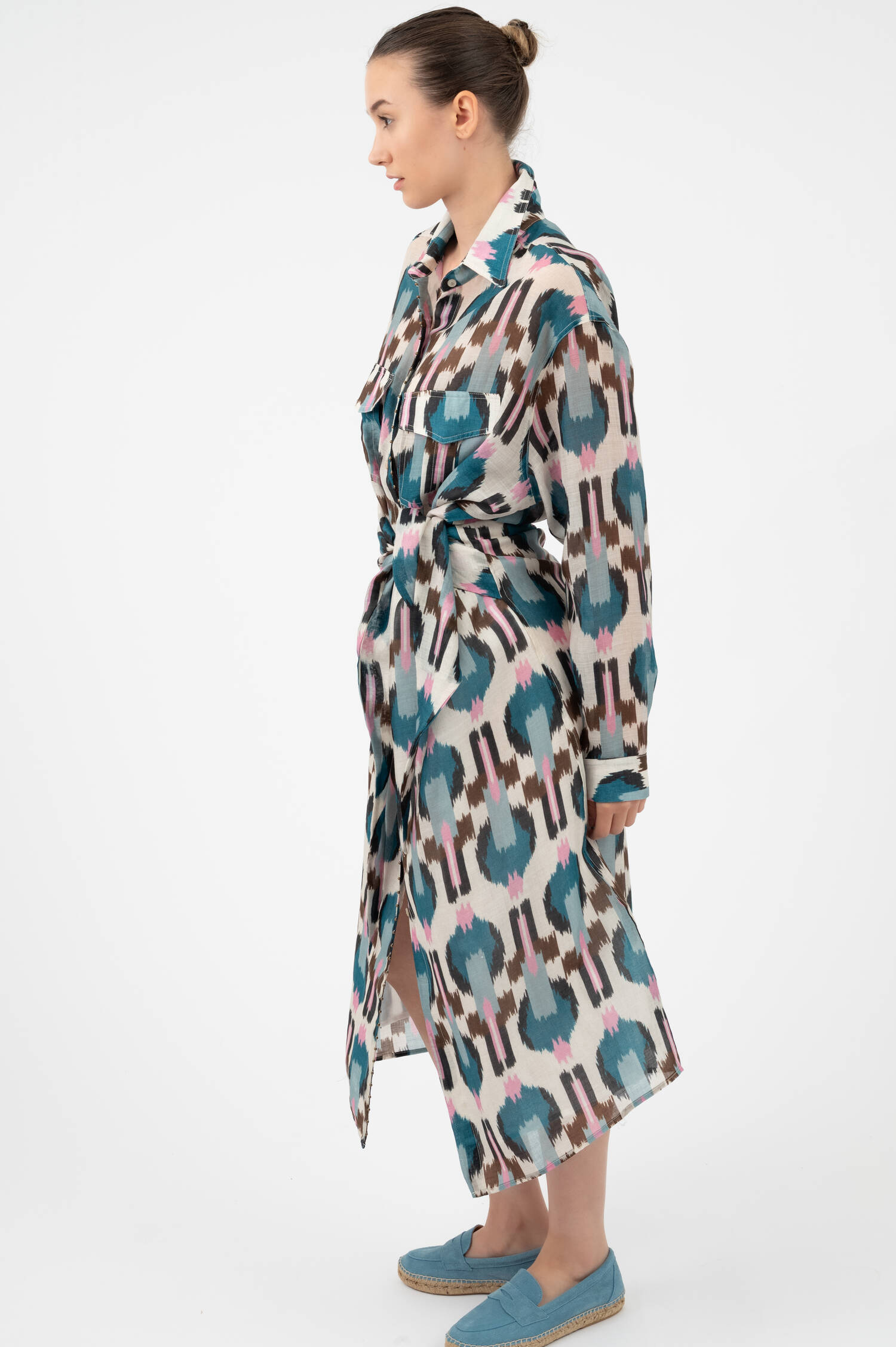 Kleid mit Print in Multicolor Kleid mit Print in Multicolor