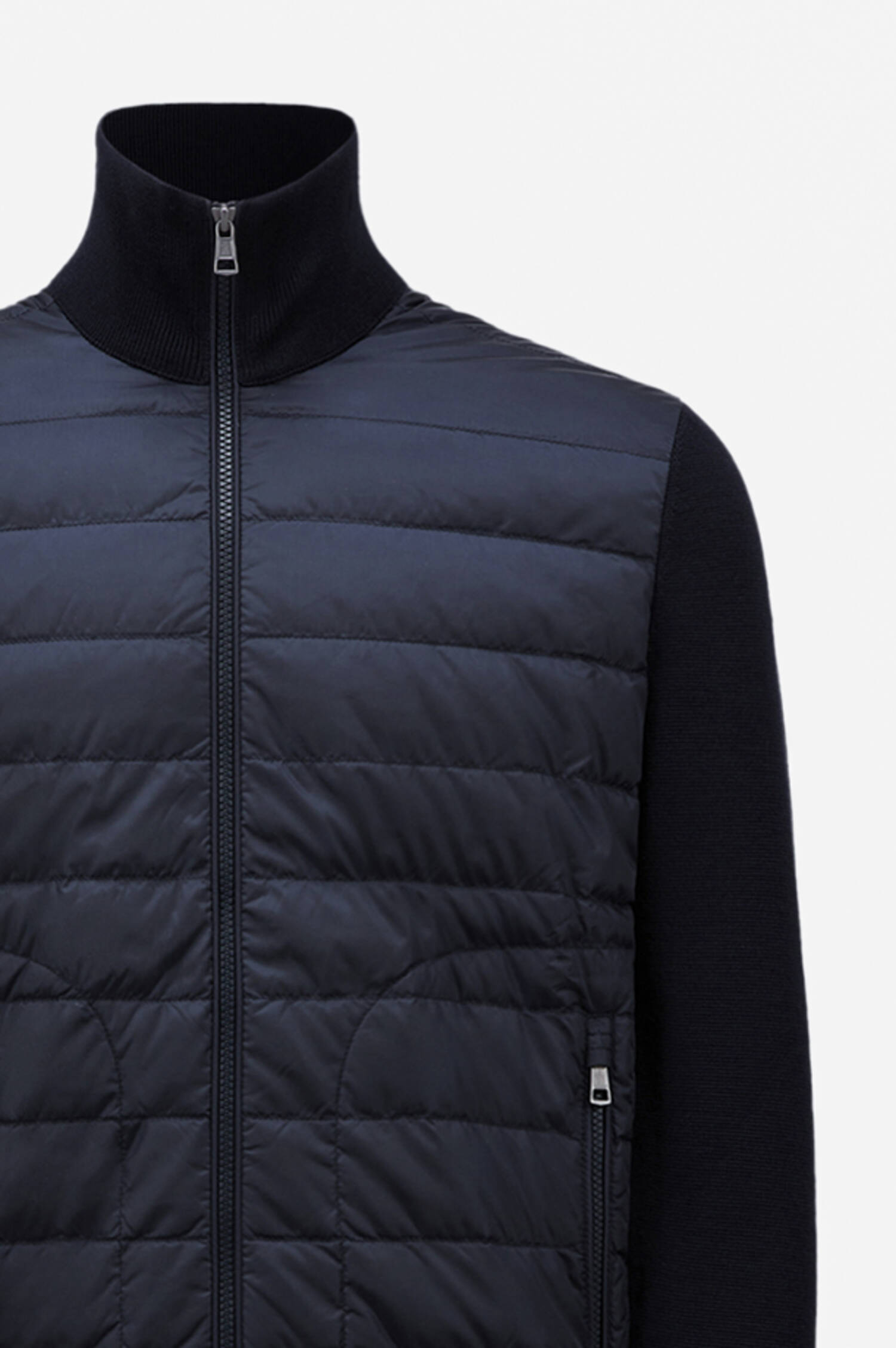 Hybrid Daunenjacke CARDIGAN in Marine