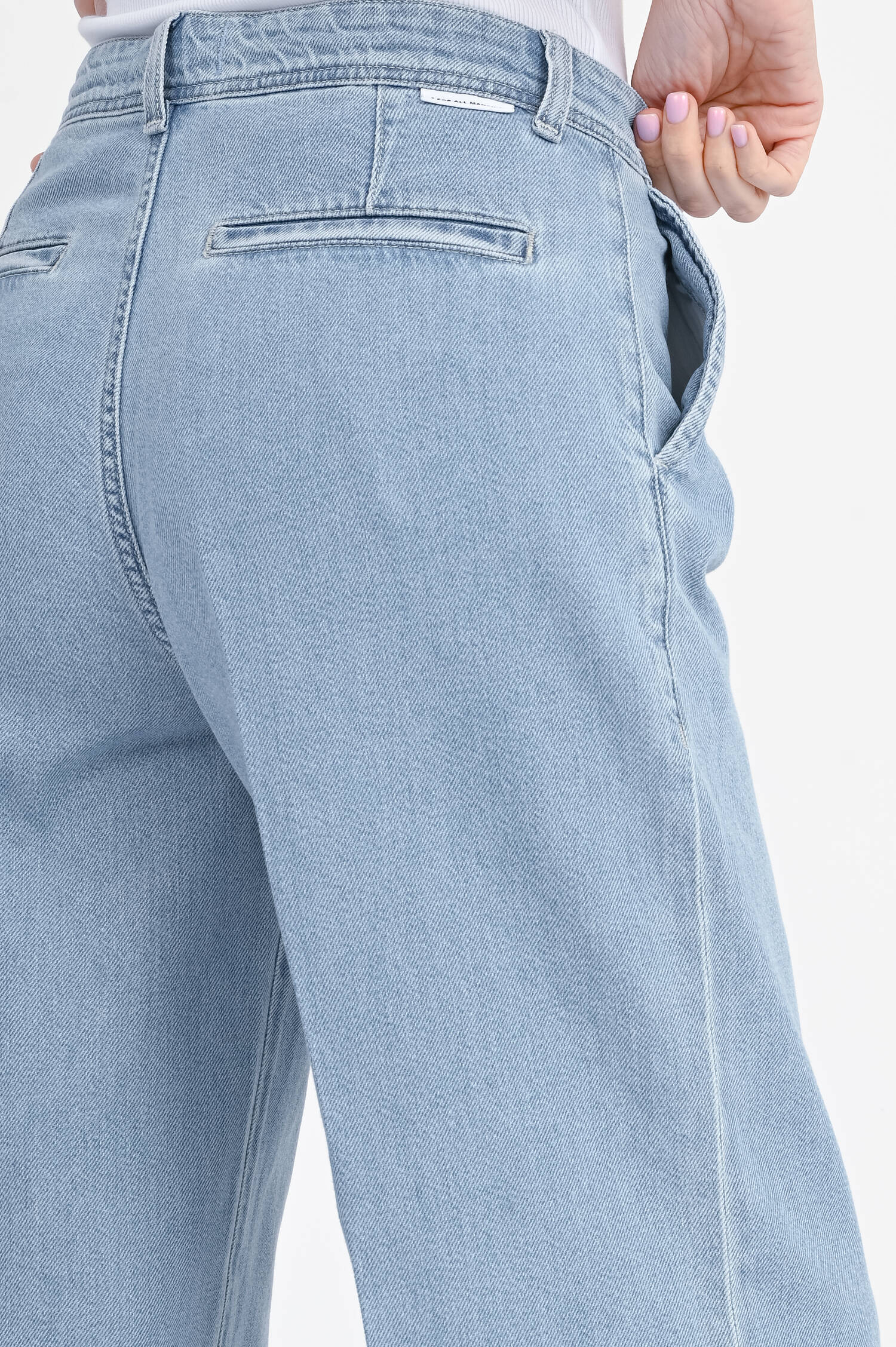 Palazzo-Jeans HANA in Hellblau