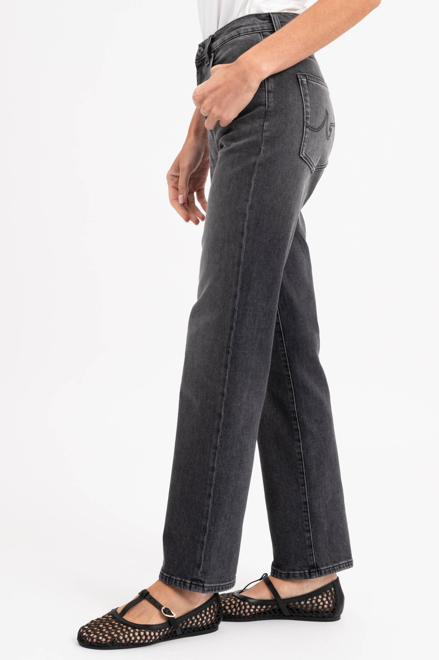 Straight Fit Jeans BRINLEY in Grau Straight Fit Jeans BRINLEY in Grau
