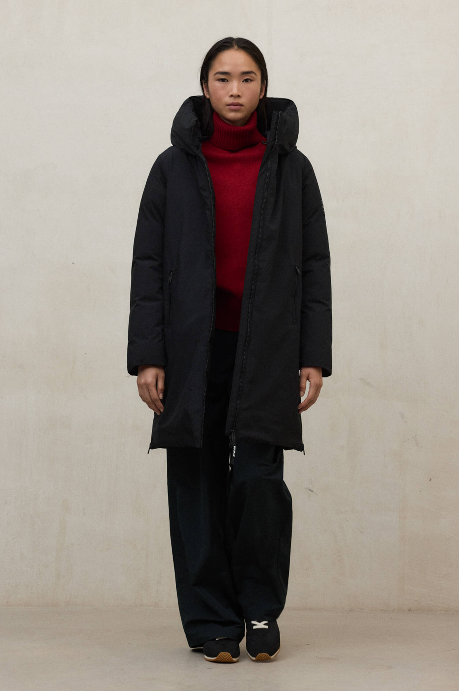 Mantel MATI in Schwarz Mantel MATI in Schwarz