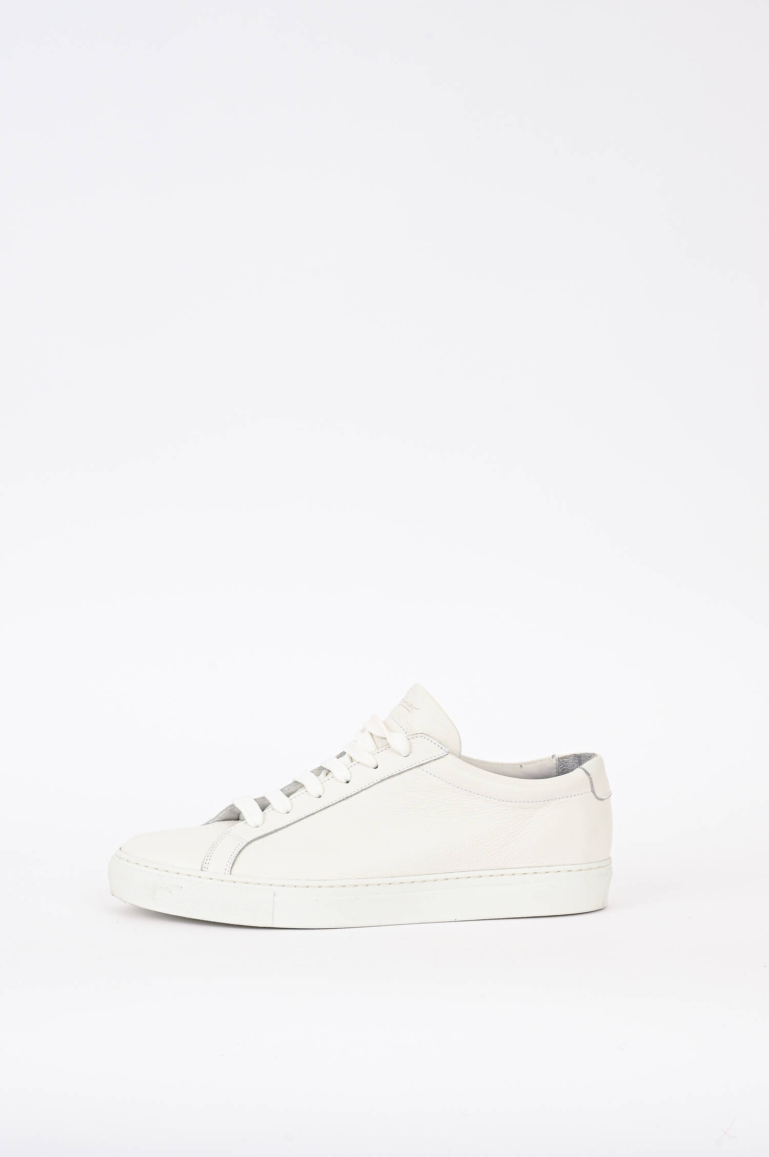 Leder Sneaker in Weiß